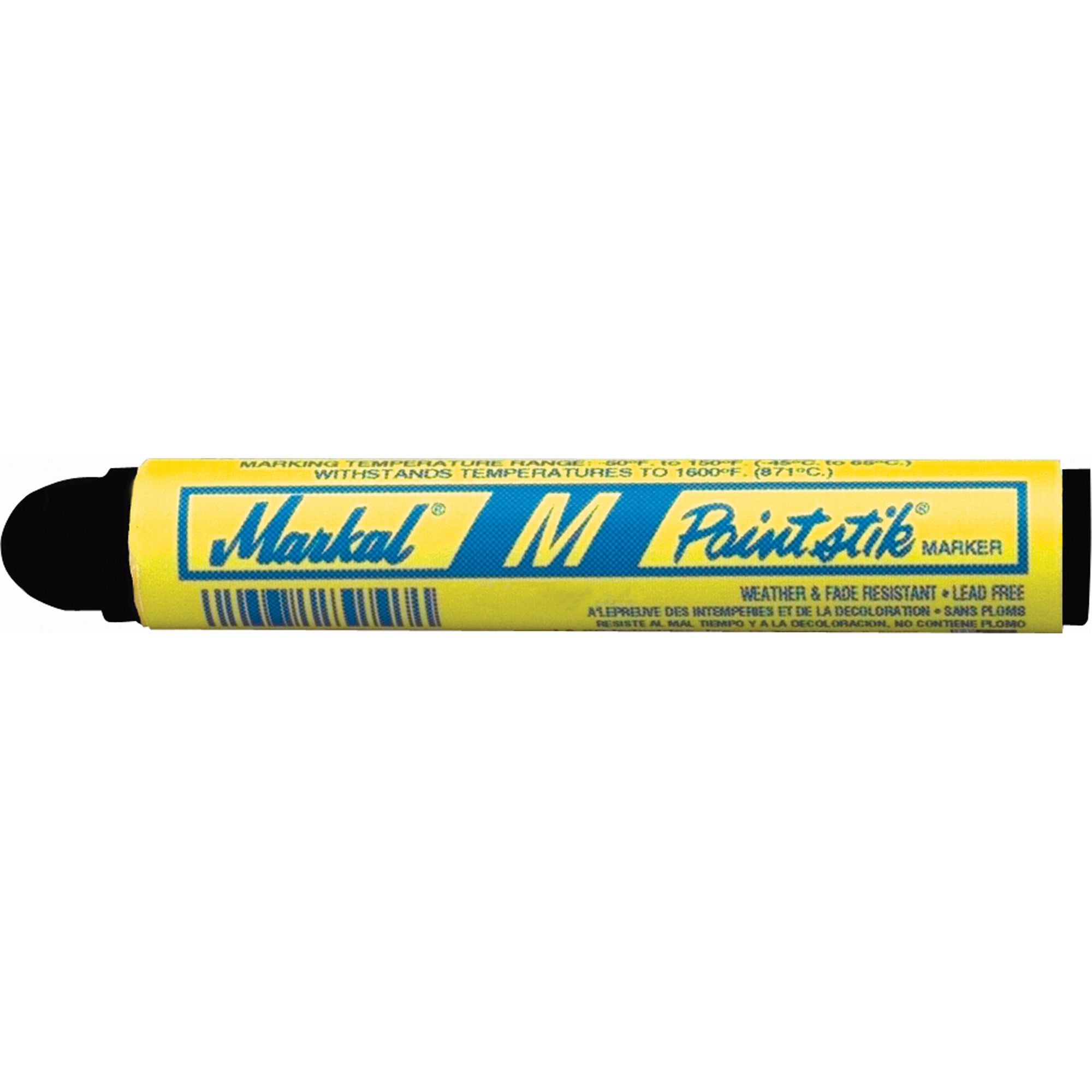 Bâton de peinture M PaintstickMD pour traitement à chaud, Bâton plein, Noir