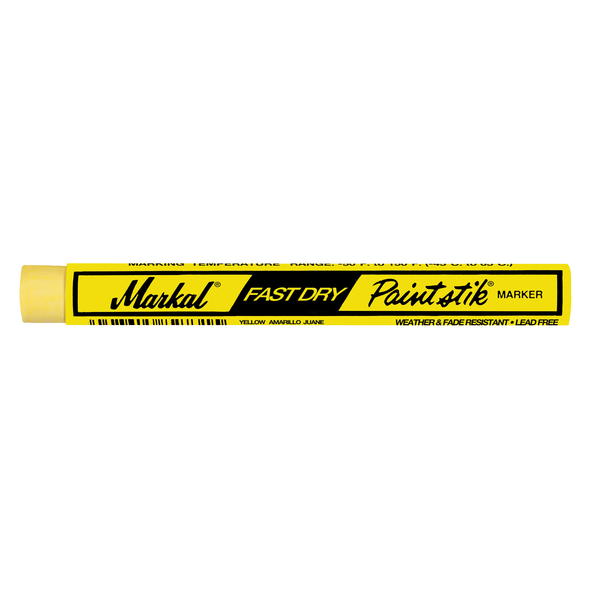 Bâtons de peinture PaintstikMD à séchage rapide, Bâton plein, Jaune