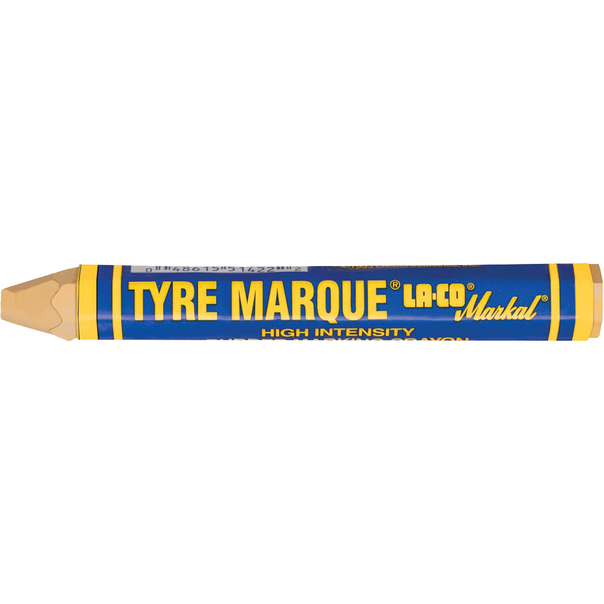 Marqueur à peinture Tyre MarqueMD, Bâton plein, Jaune