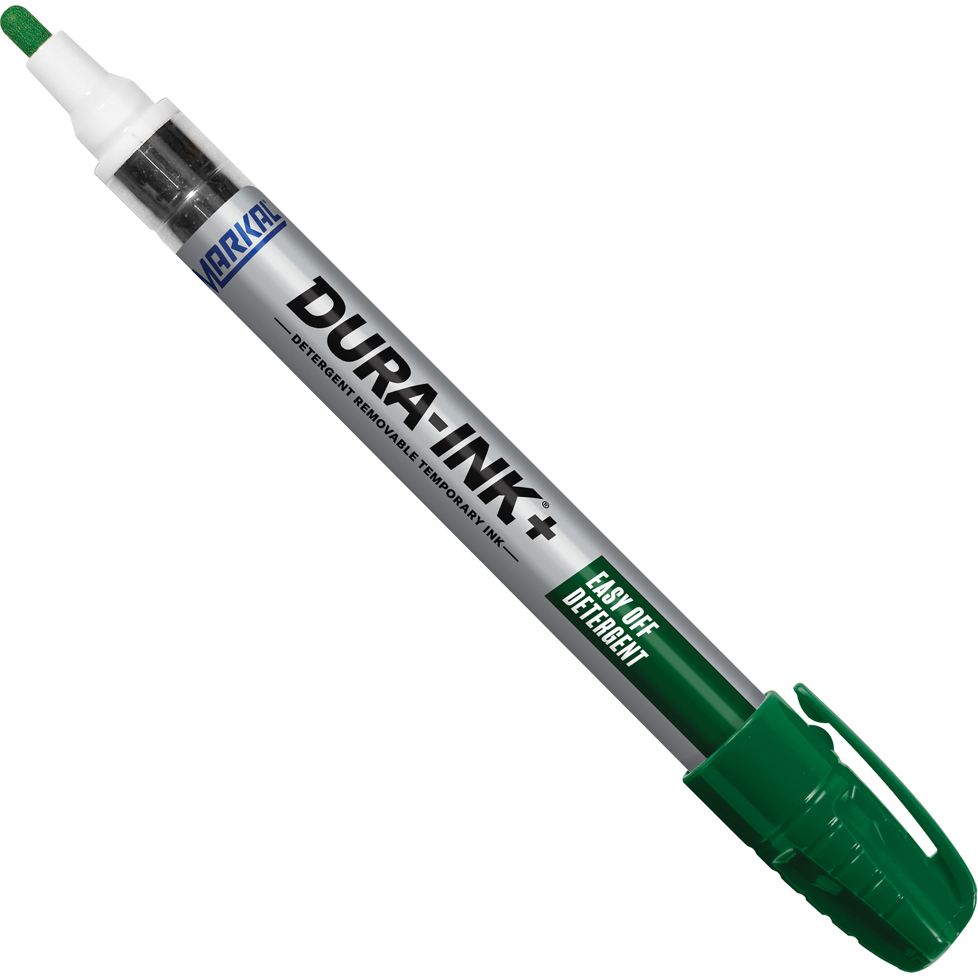 Marqueur de peinture détergent Dura-Ink+ Easy Off, Bâton plein, Vert