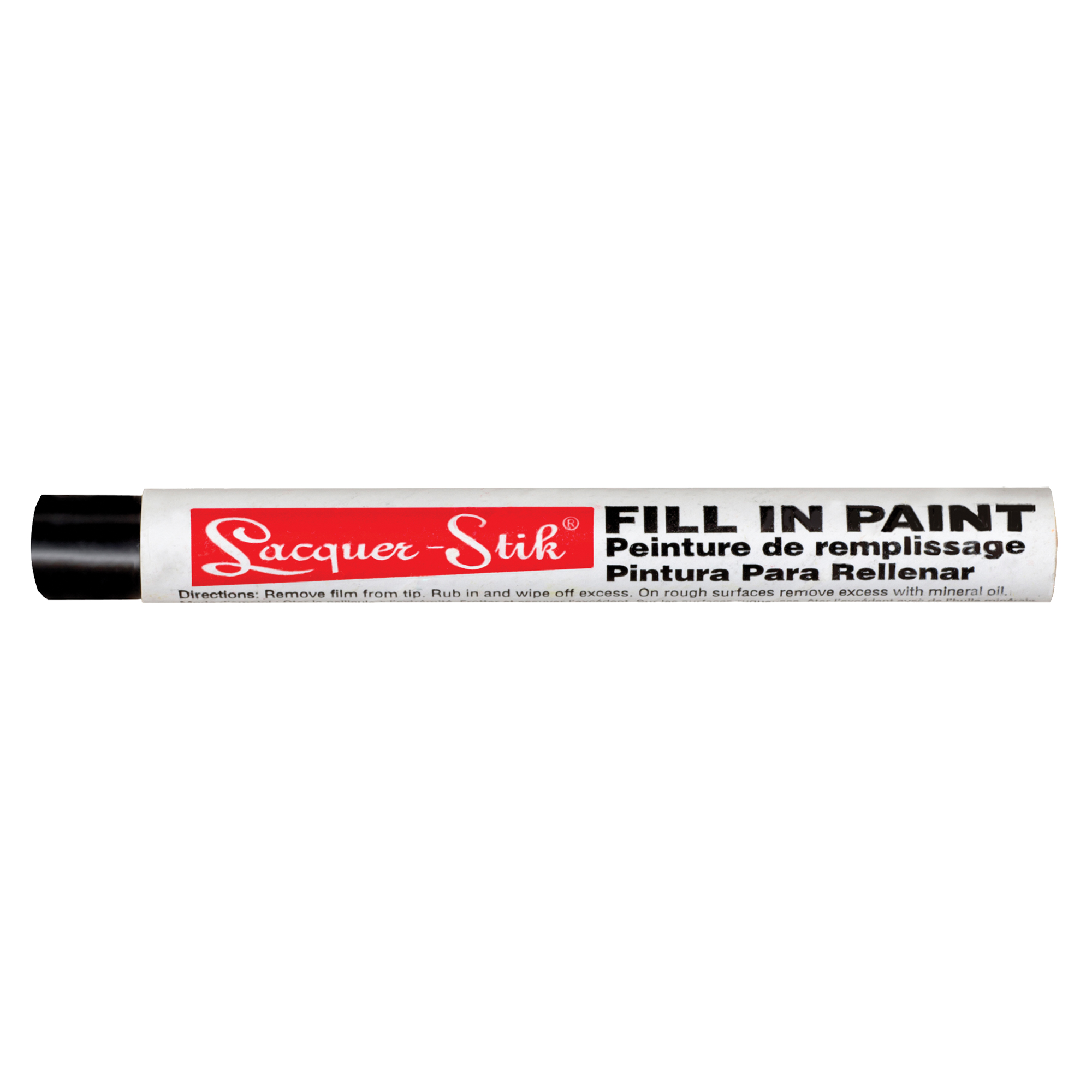Marqueur de peinture Lacquer-StikMD, Bâton plein, Noir