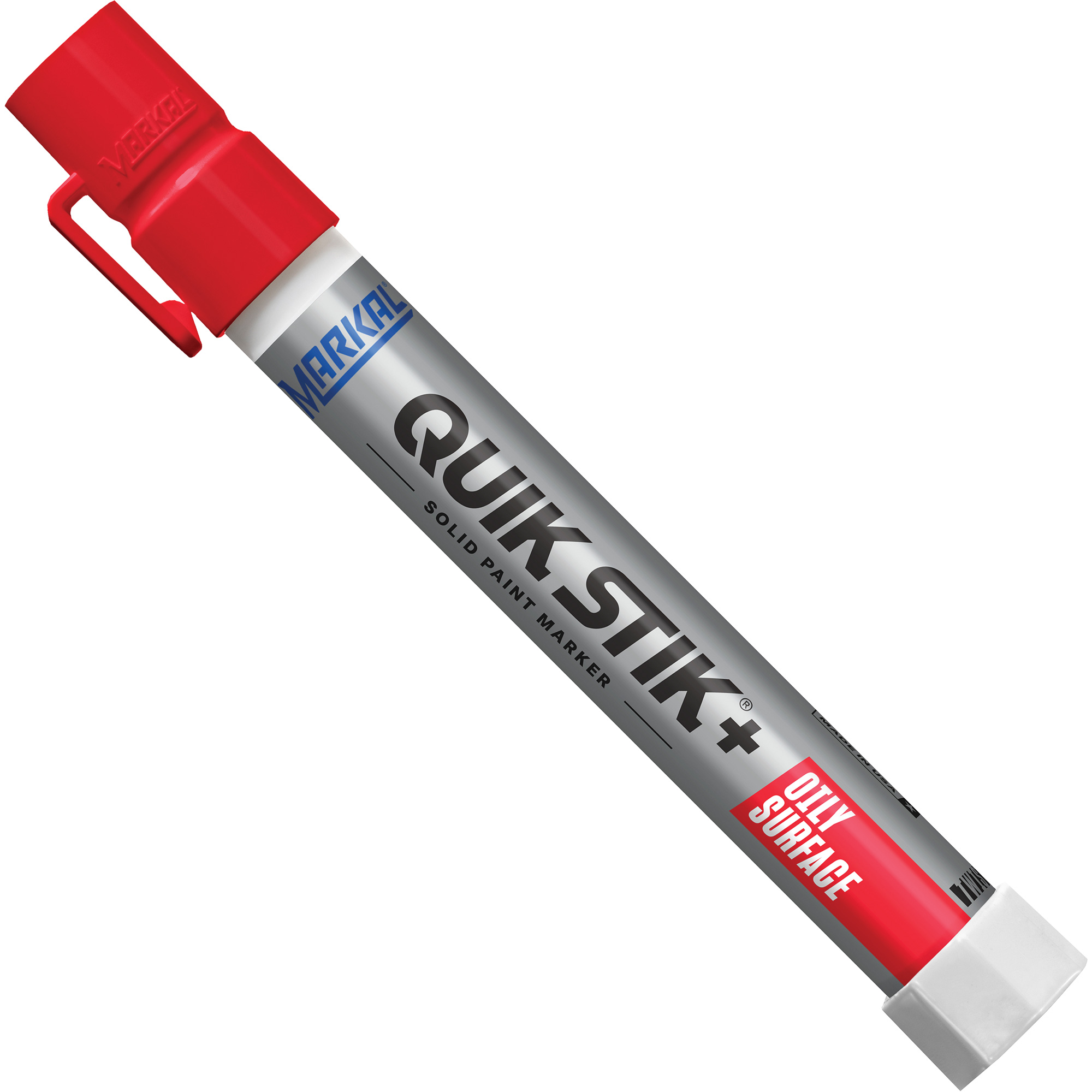 Marqueur de peinture pour surfaces grasses Quik StikMD+, Bâton plein, Rouge