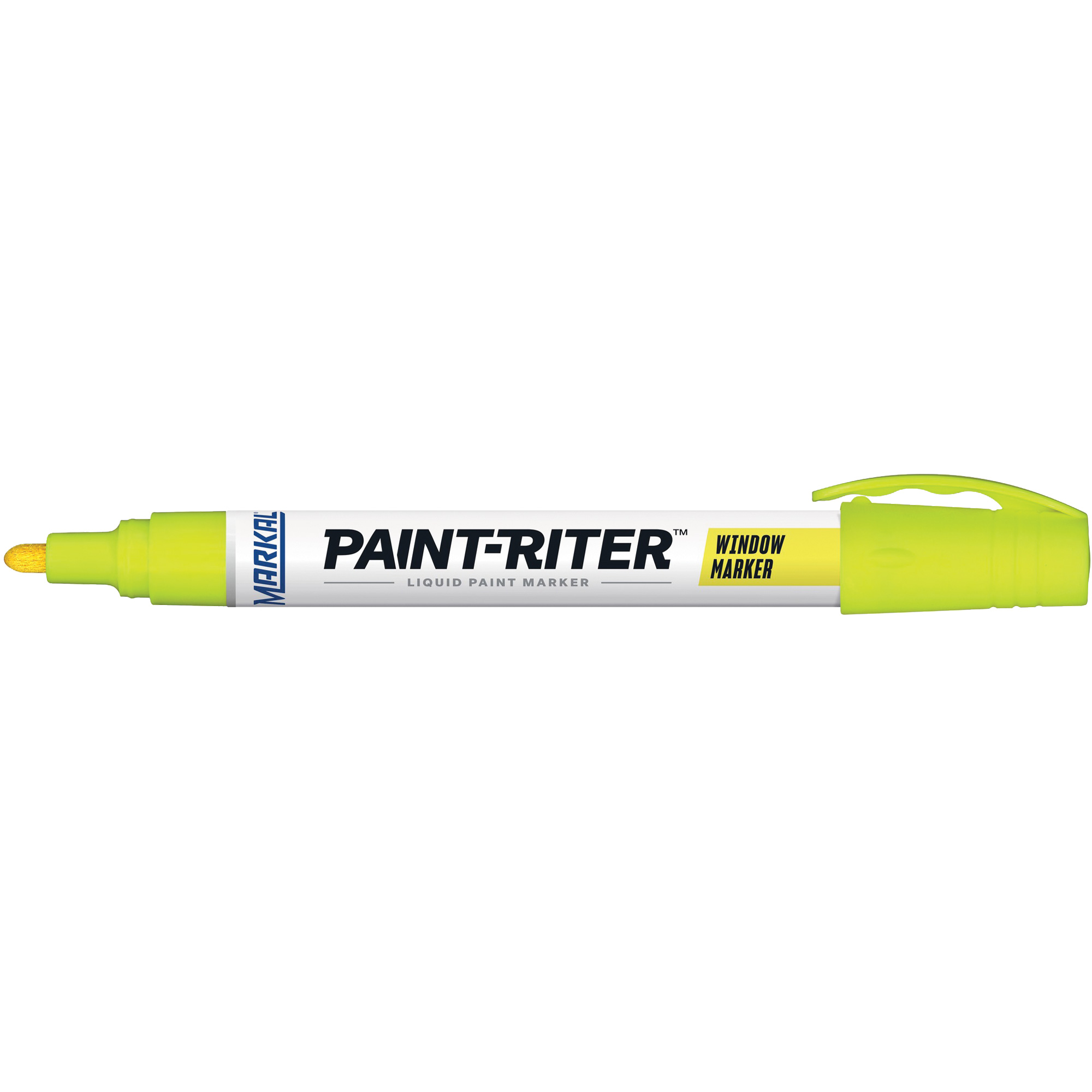 Marqueur de peinture pour vitres Paint-Riter+MC, Liquide, Jaune