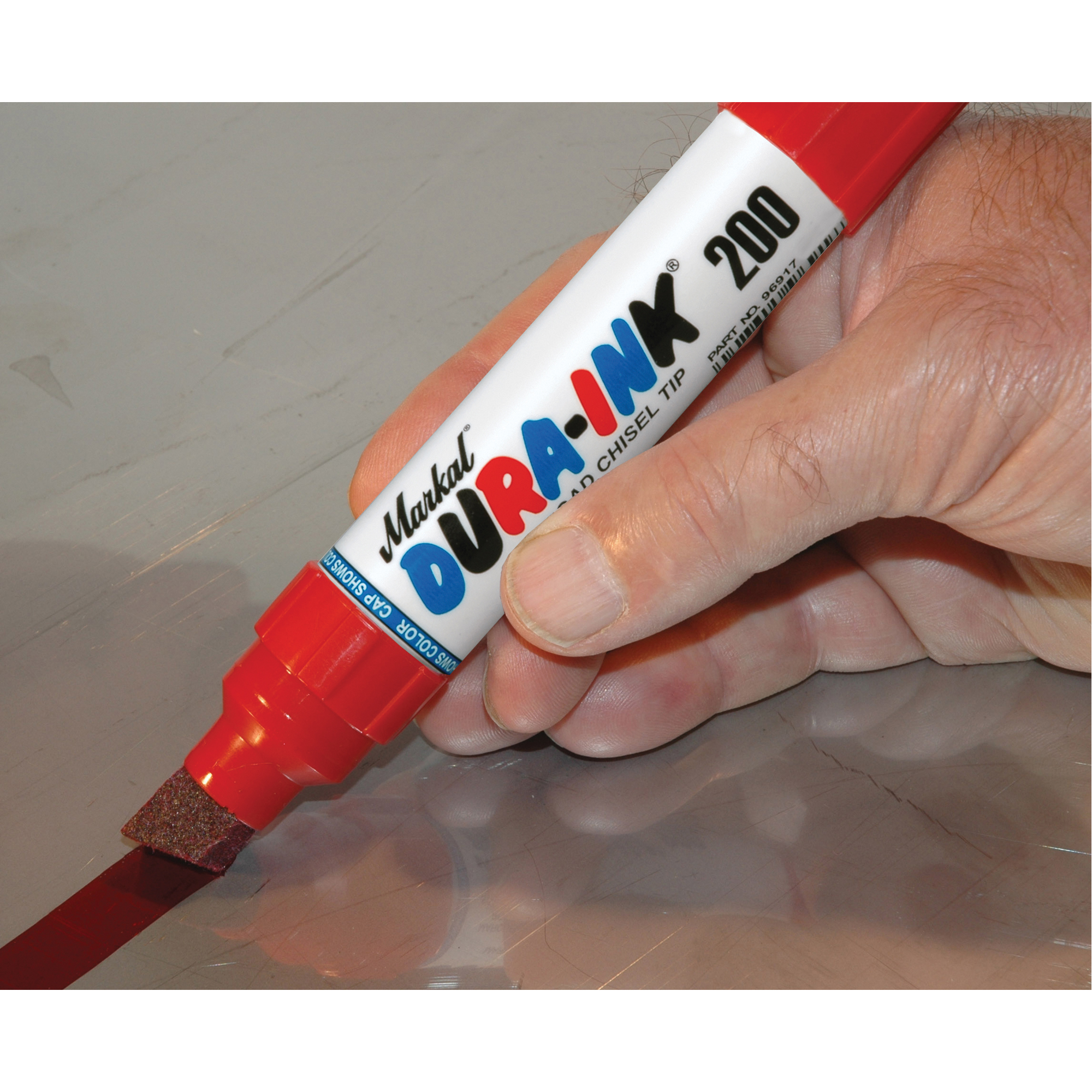 Marqueur Dura-InkMD 200, Ciseau, Bleu