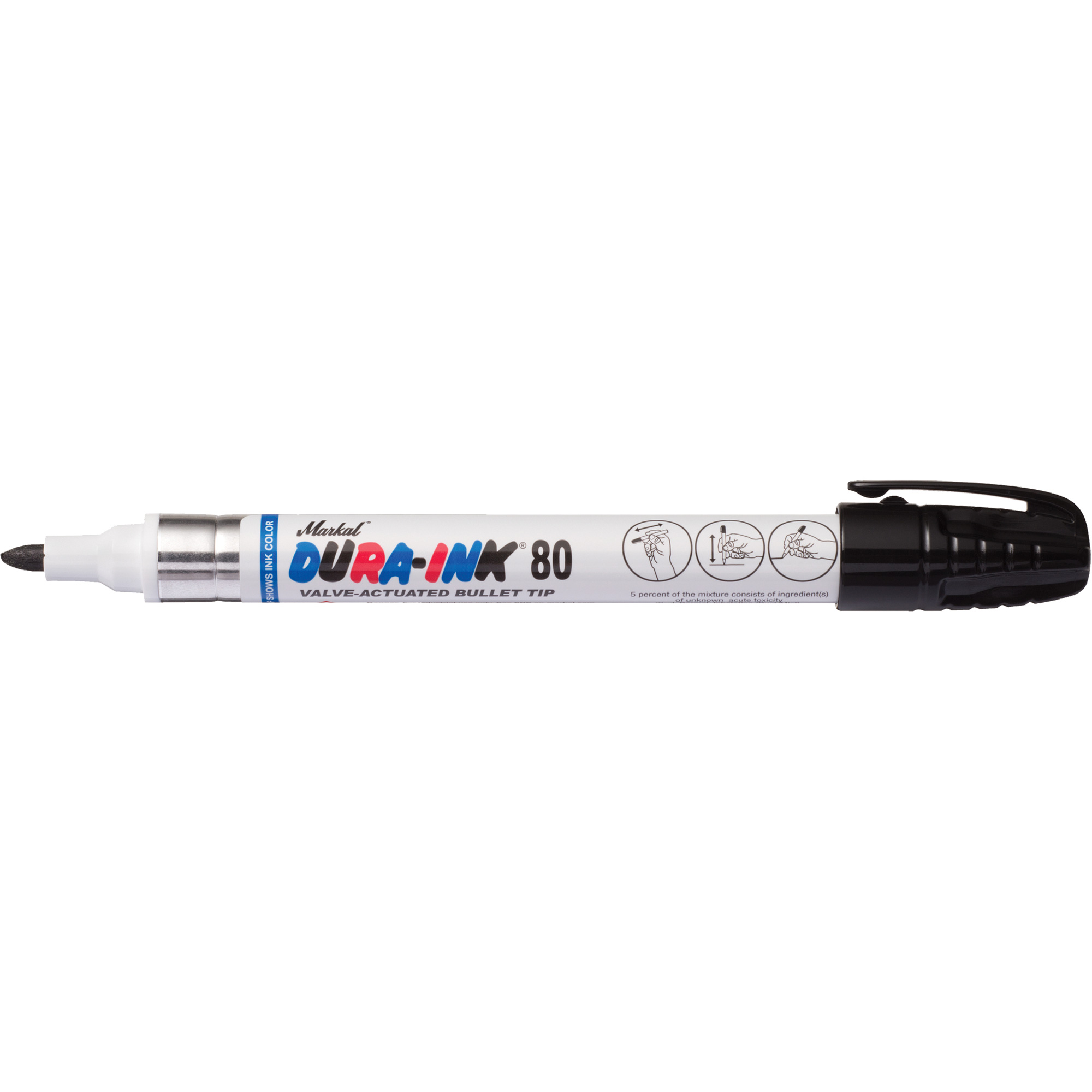 Marqueur permanent Dura-InkMD 80, Moyen, Noir