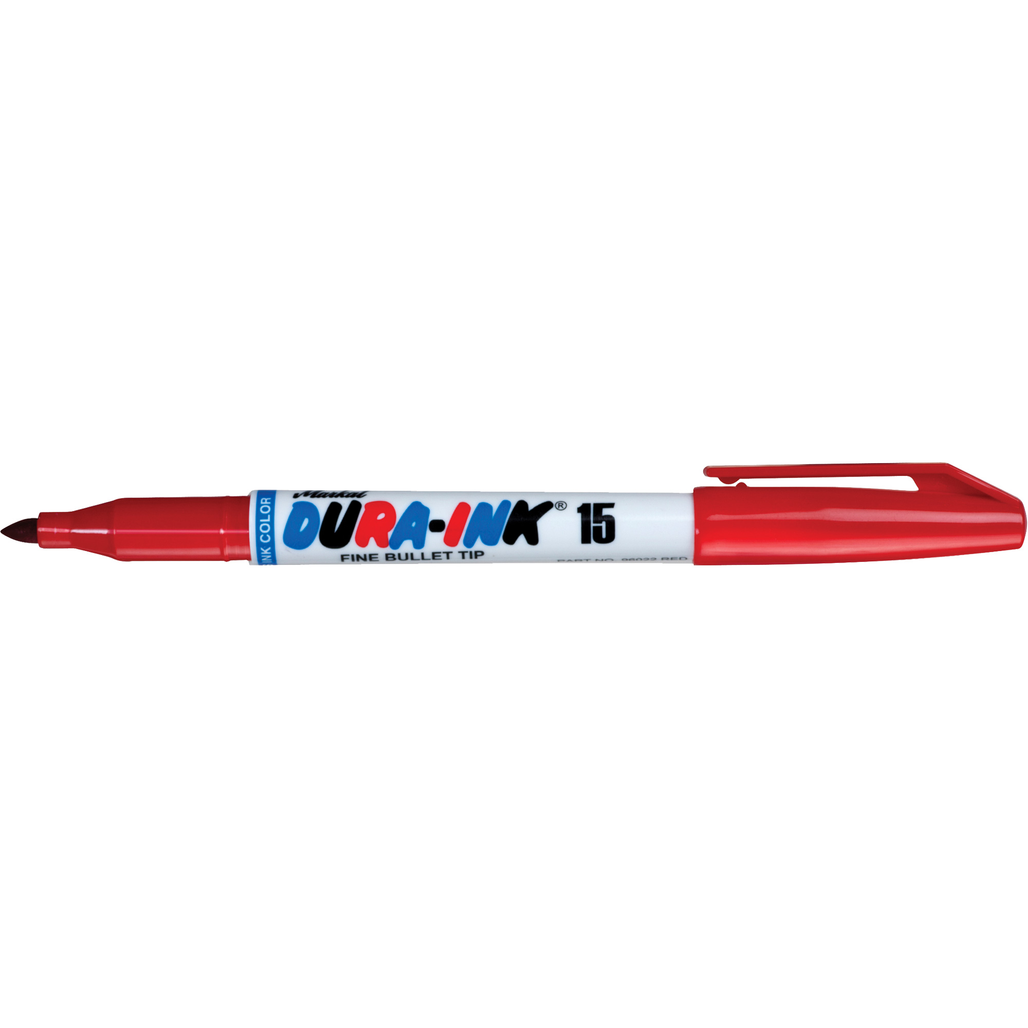 Marqueurs Dura-InkMD - no 15, Fin, Rouge