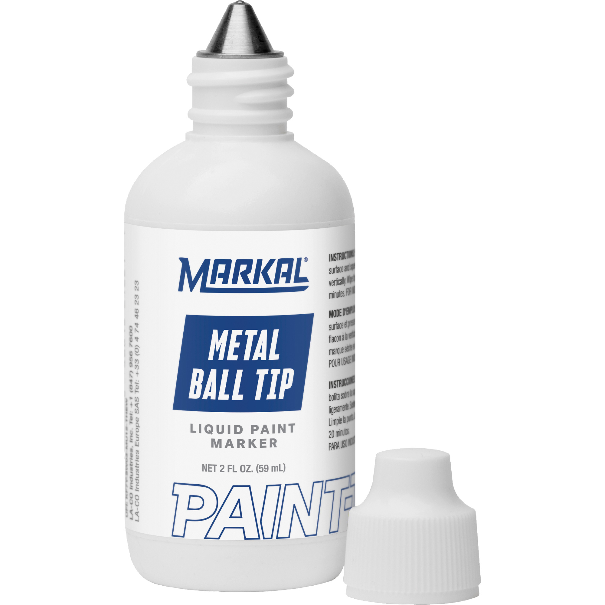 Paint-RiterMD avec pointe en bille métallique, Liquide, Bleu