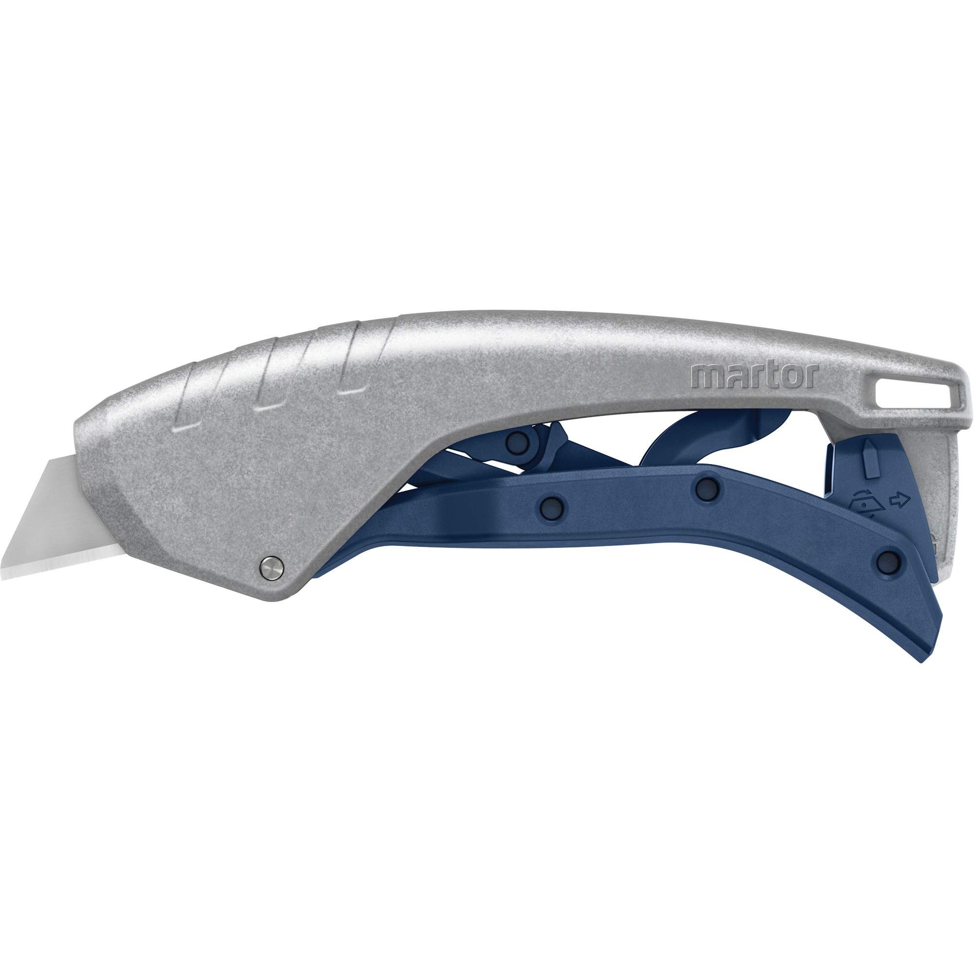 Couteau de sécurité rétractable Secunorm 610 XDR, 18 mm, Acier inoxydable, Robuste