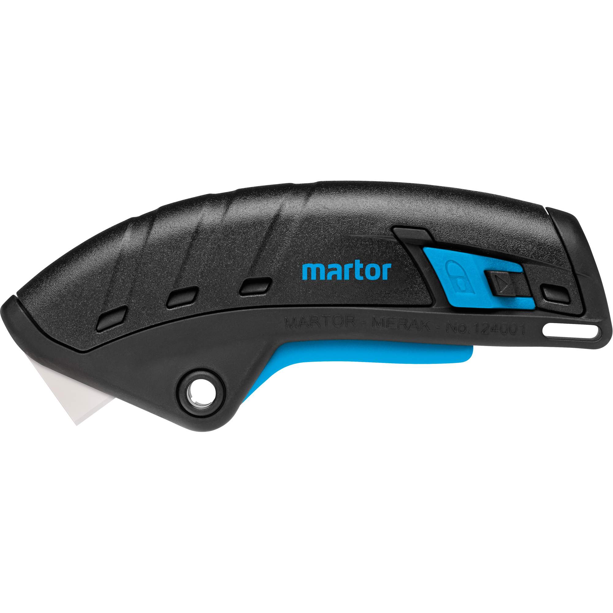 Couteau de sécurité rétractable Secunorm Merak, 9 mm, Céramique, Robuste, Prise en Plastique