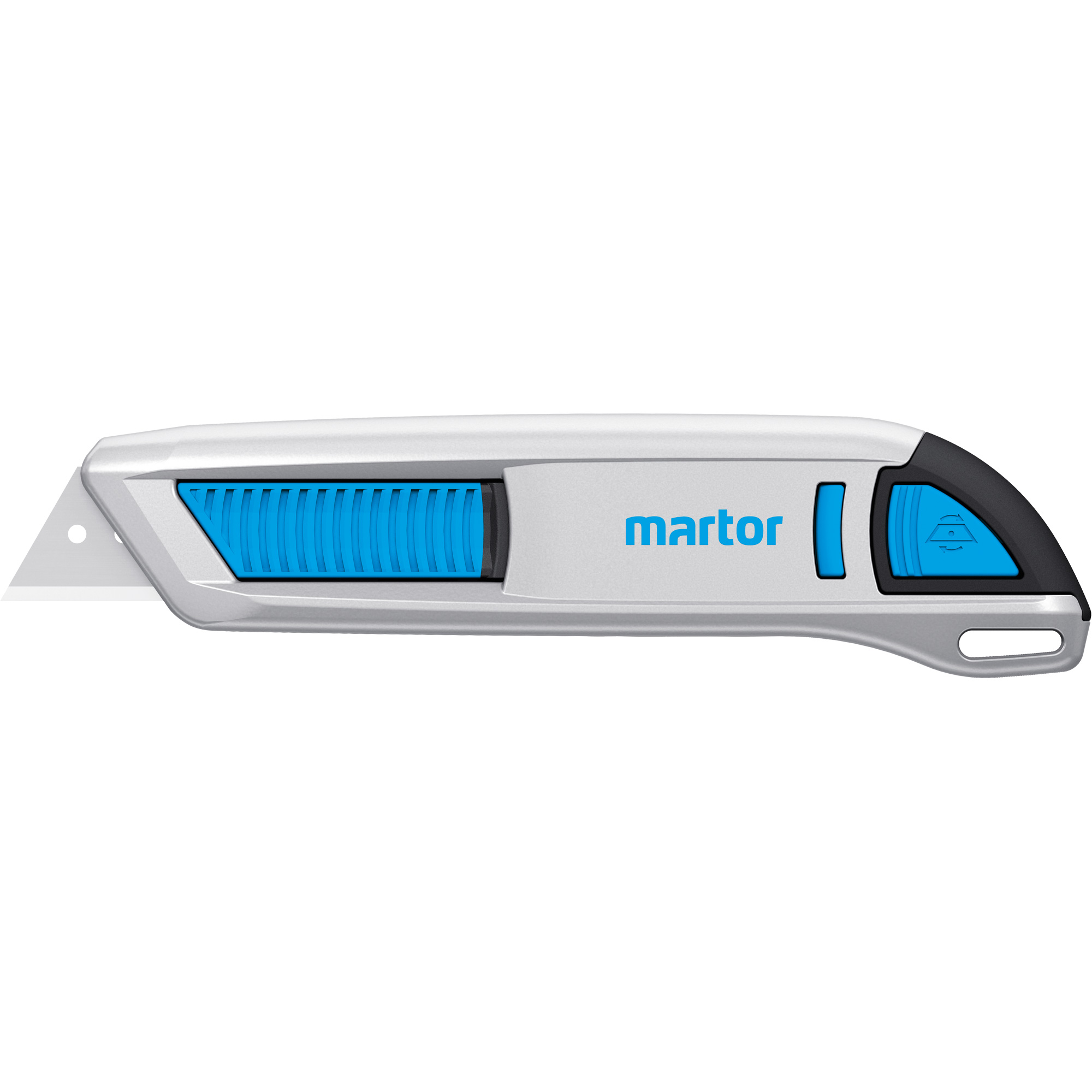 Couteau semi-autorétractable Secunorm 500, 19 mm, Acier inoxydable, Prise en Métal