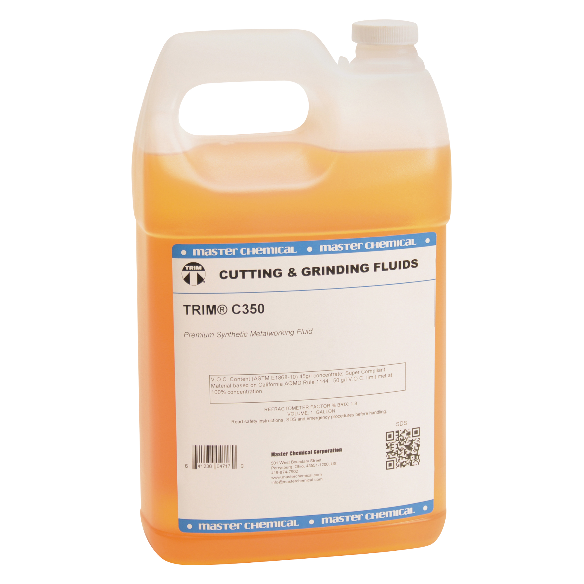 Fluide de refroidissement synthétique de qualité supérieure C350 TRIMMD, Cruche