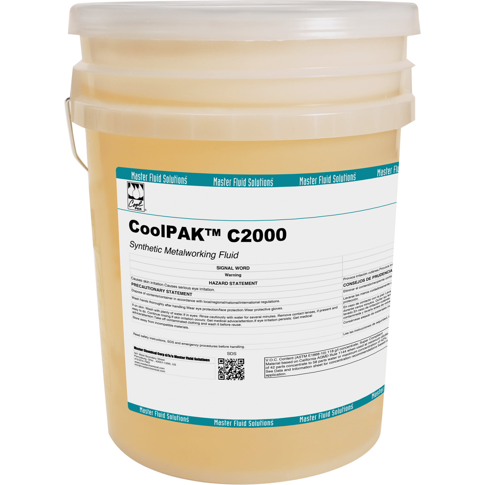 Liquide pour le travail des métaux synthétique CoolPAKMC, Seau