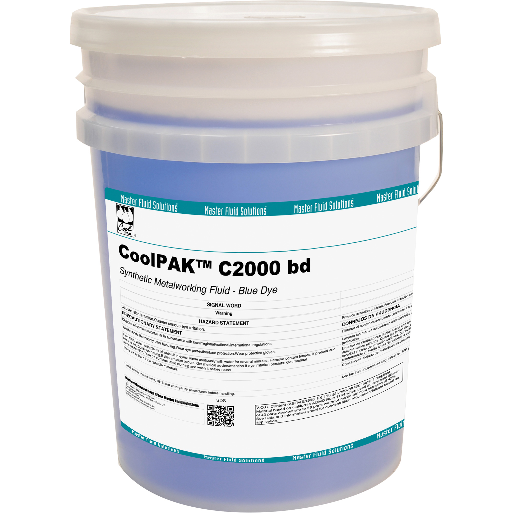 Liquide pour le travail des métaux synthétique CoolPAKMC, Seau
