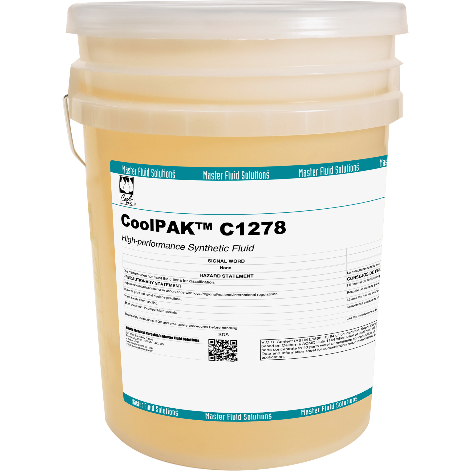 Liquide pour le travail des métaux synthétique haute performance CoolPAKMC, Seau