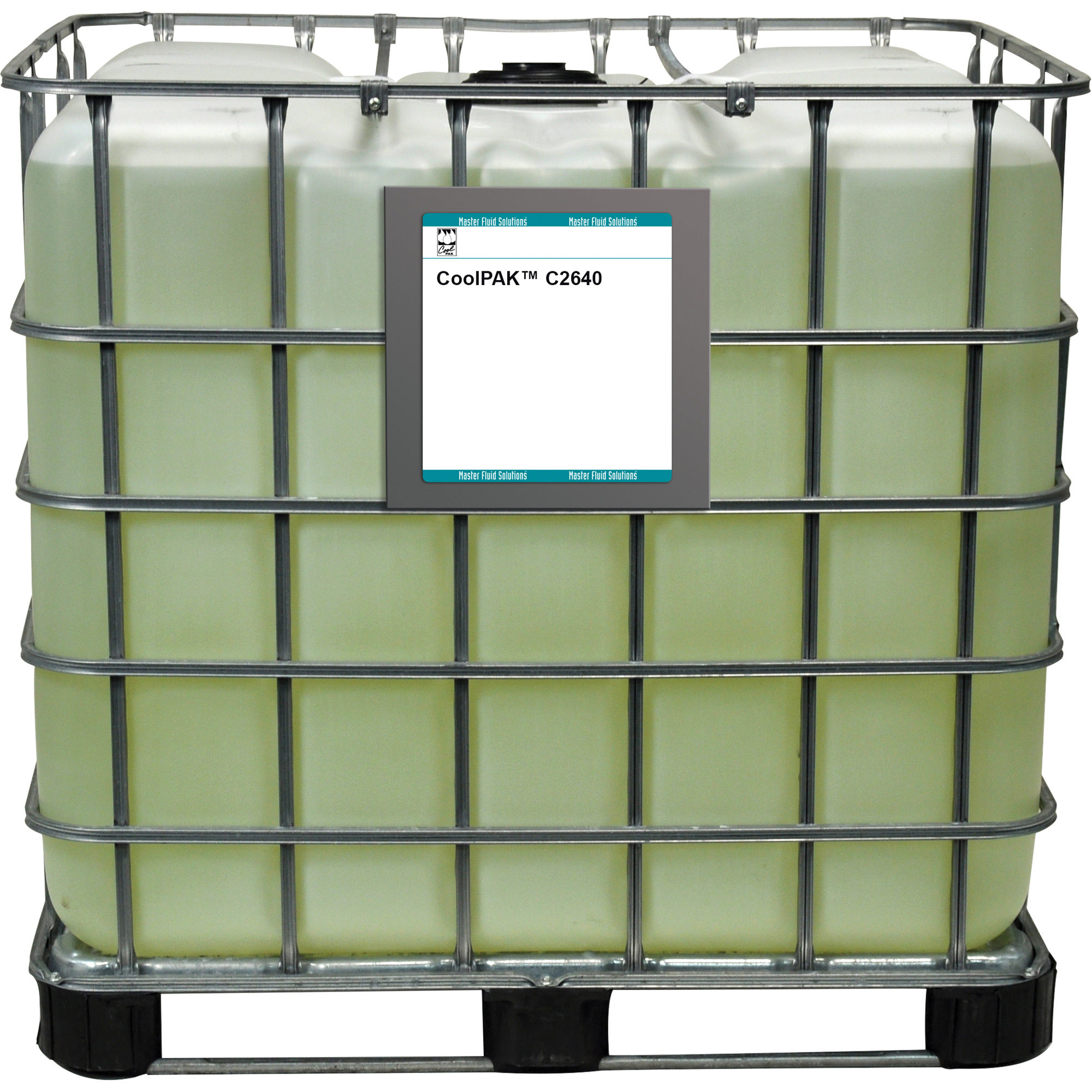 Liquide pour le travail des métaux synthétique peu mousseux CoolPAKMC, Réservoir GRV
