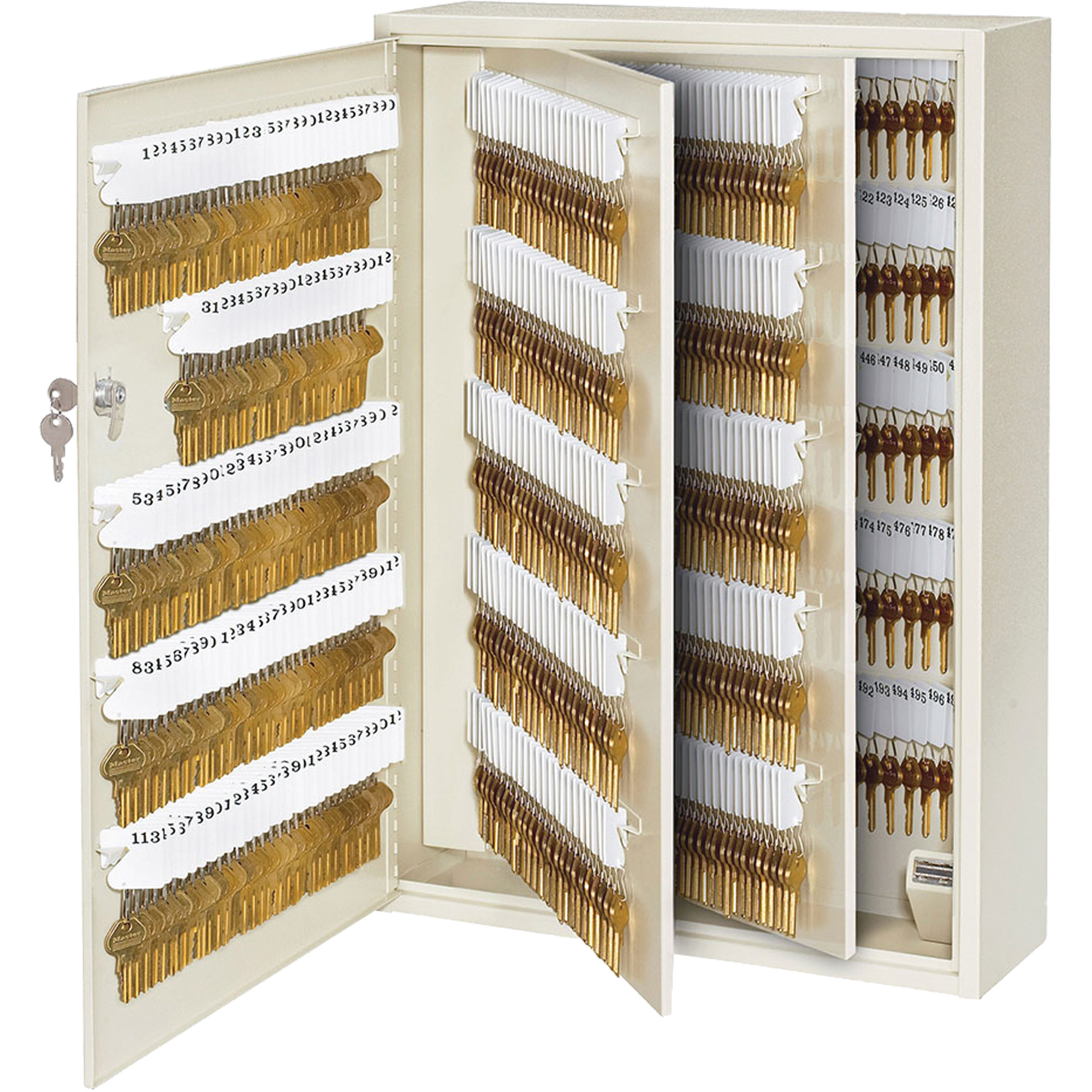 Armoire à clés robuste, 730 clés, Beige