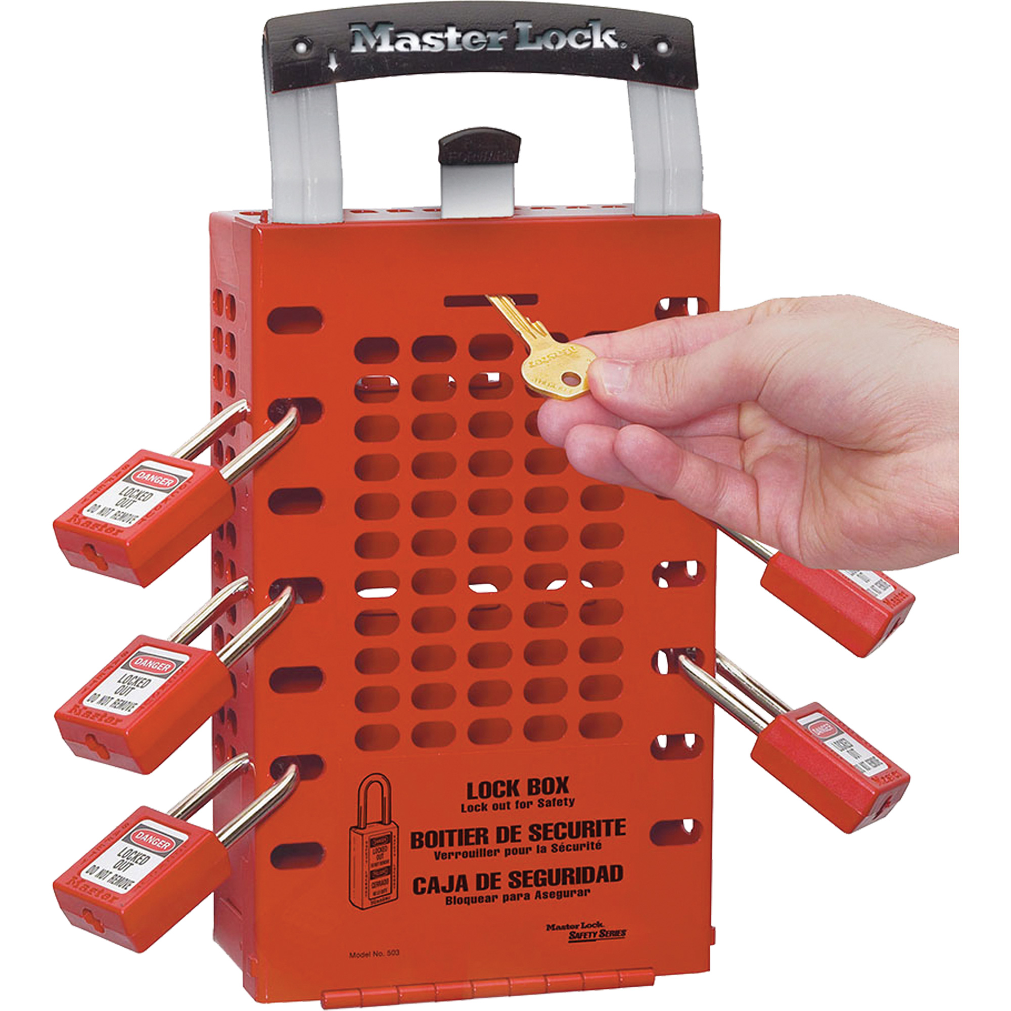 Boîtes de verrouillage Latch TightMC, Rouge