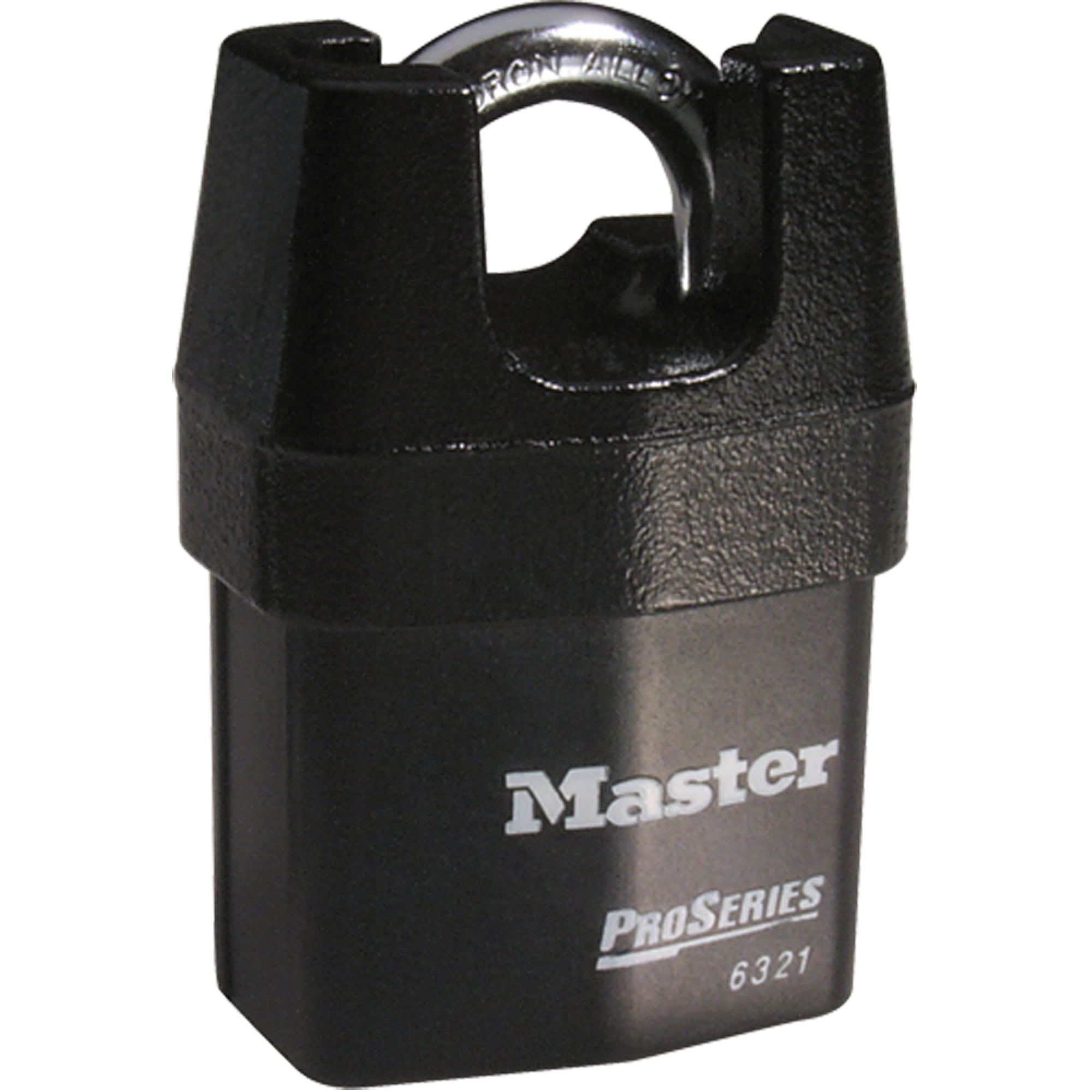 Cadenas à arceau protégé, Clés différentes, Acier laminé, Largeur de 2-3/8"