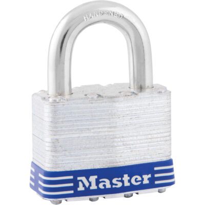 Cadenas à goupilles, Clés identiques, Acier laminé, Largeur de 1-3/4"