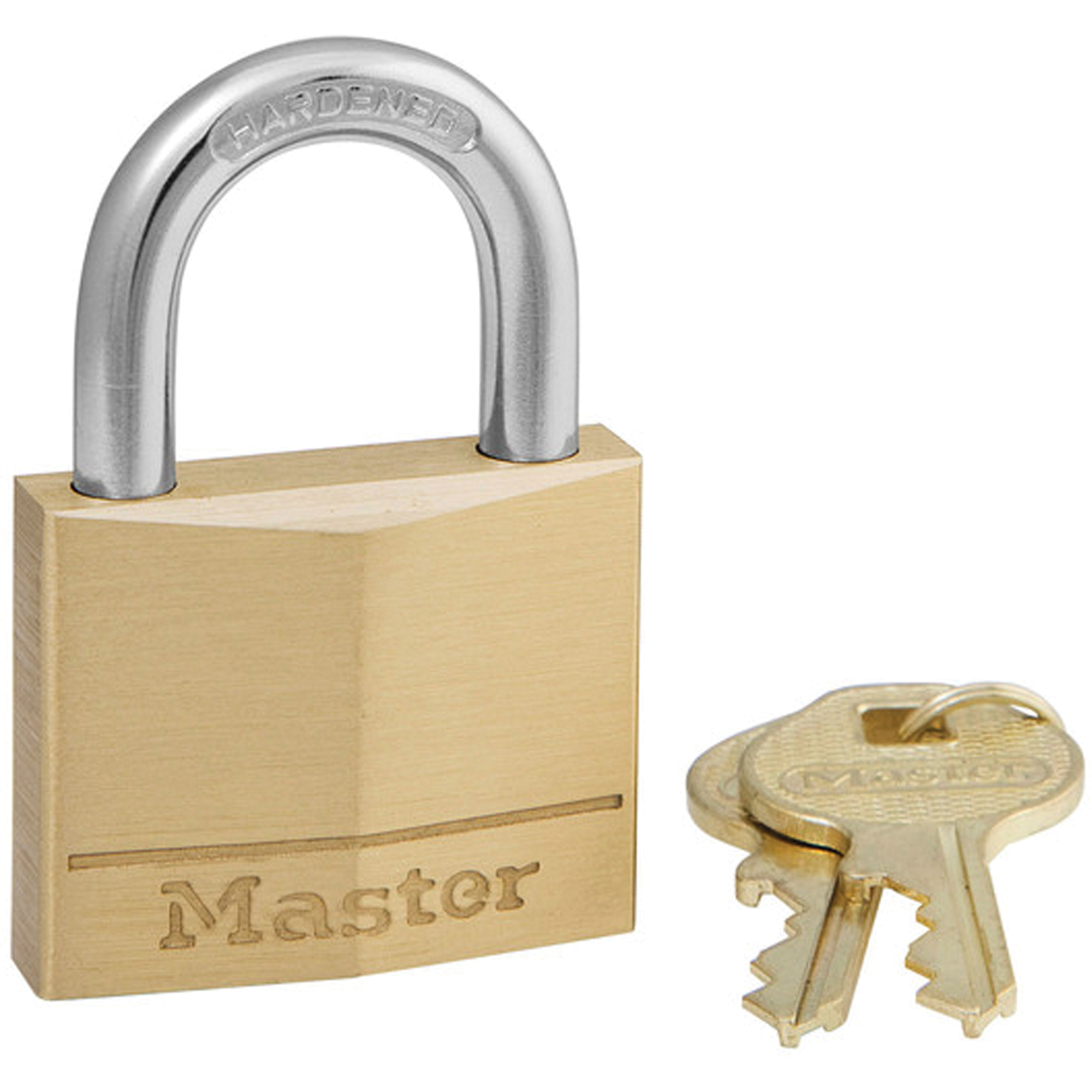 Cadenas, Clés différentes, Laiton massif, Largeur de 1-9/16"