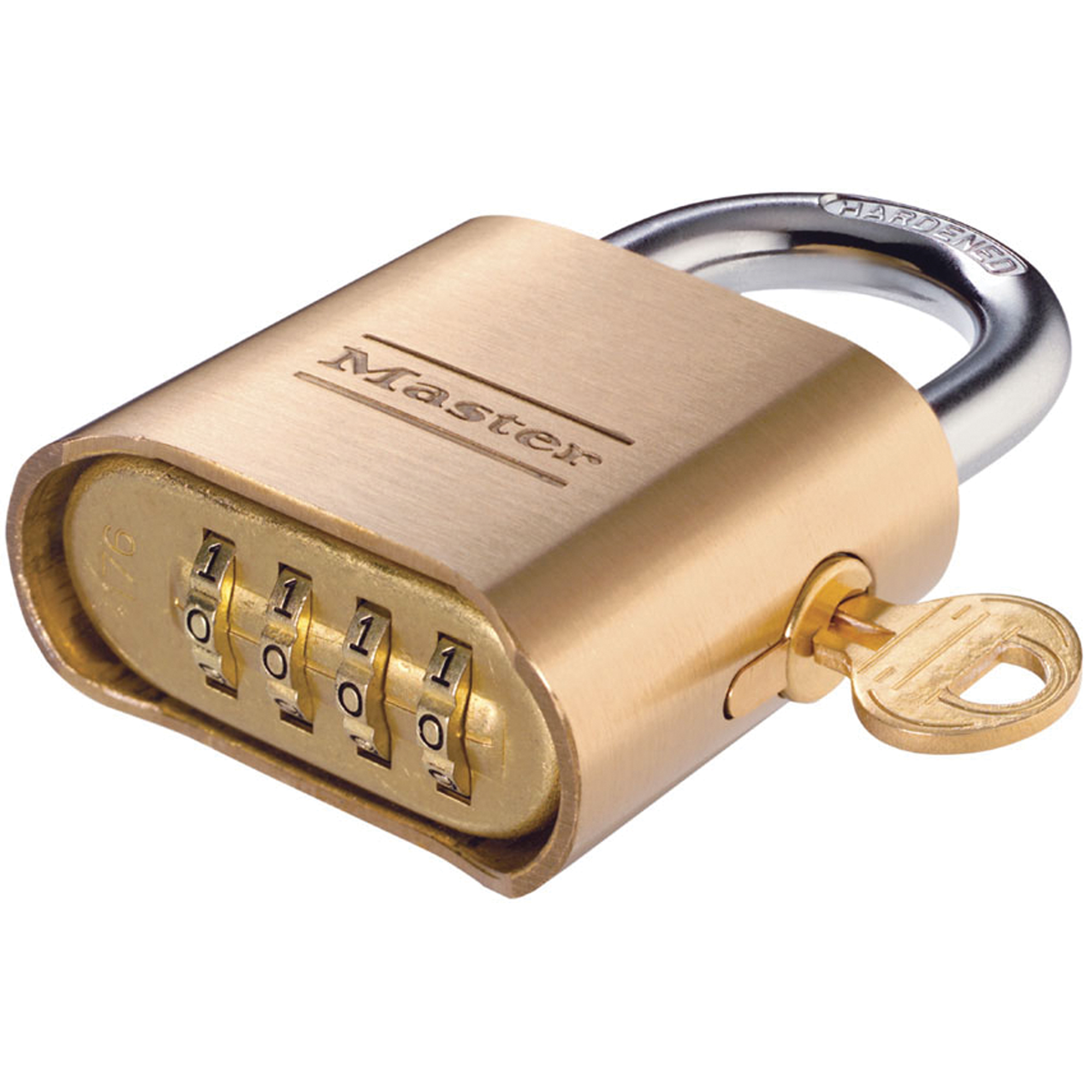Clé de contrôle pour cadenas à combinaison réglable en laiton