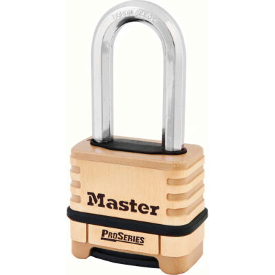 Cadenas Pro SeriesMD, Combinaison, Réglable, Revêtement en laiton, Largeur de 2-1/4"