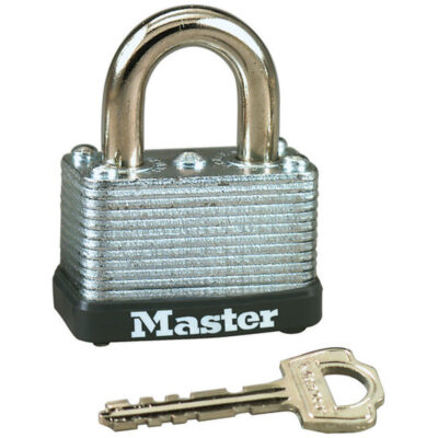 Cadenas protégés , Clés identiques, Acier laminé, Largeur de 1-1/2"