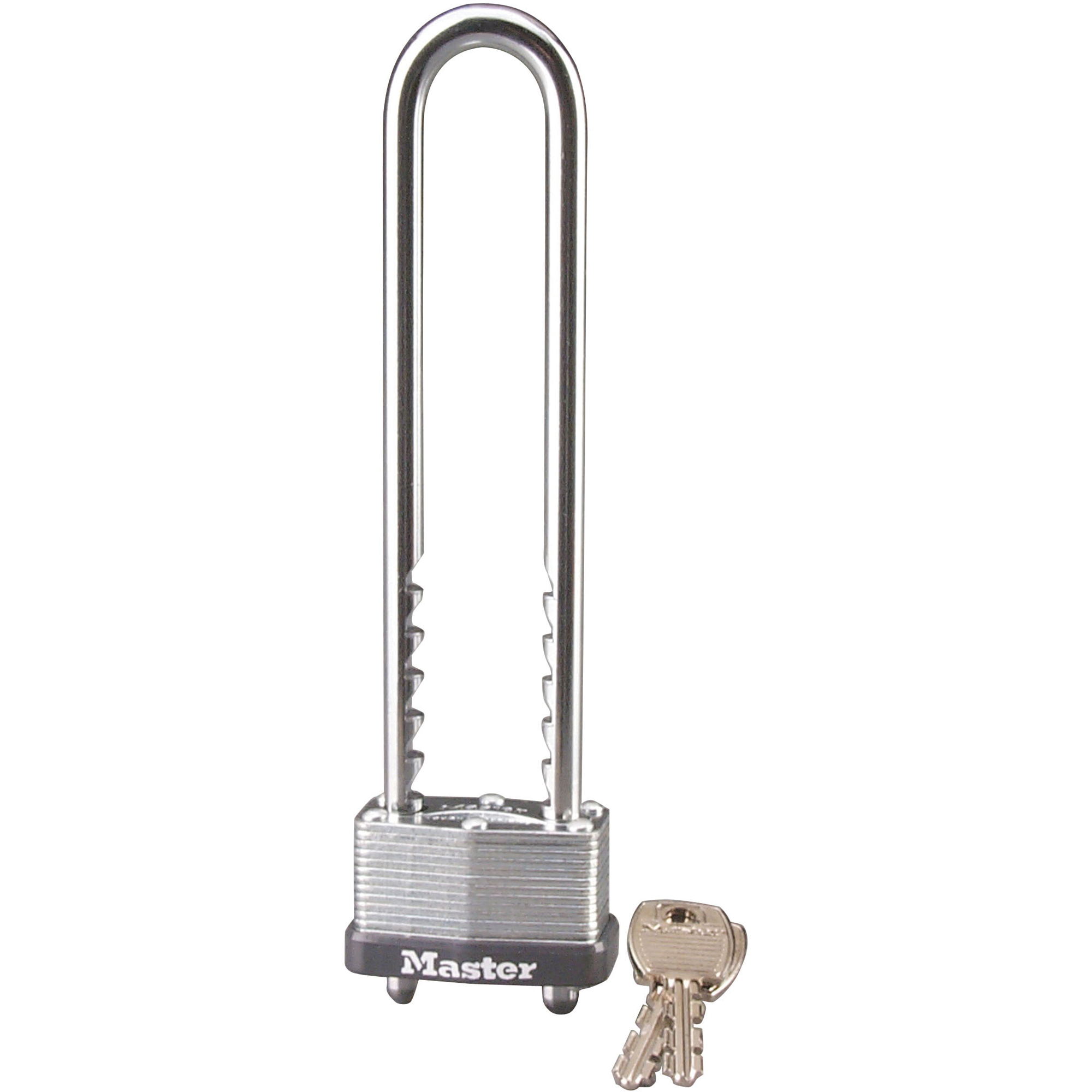Cadenas protégés économiques, Clés différentes, Acier laminé, Largeur de 1-3/4"