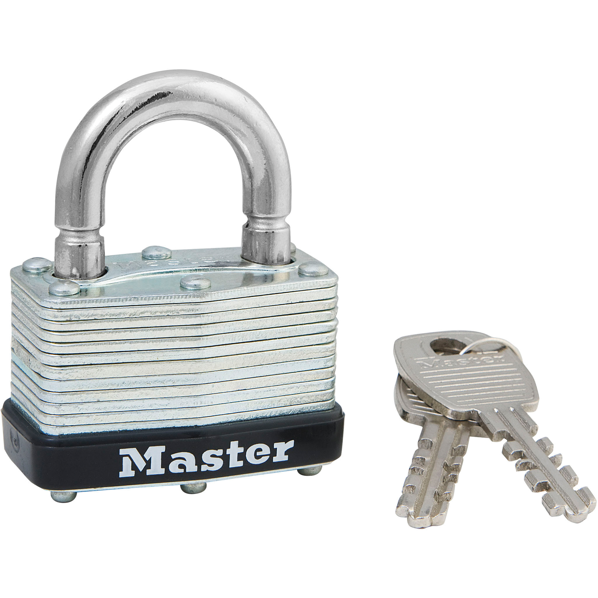 Cadenas protégés économiques, Clés identiques, Acier laminé, Largeur de 1-3/4"