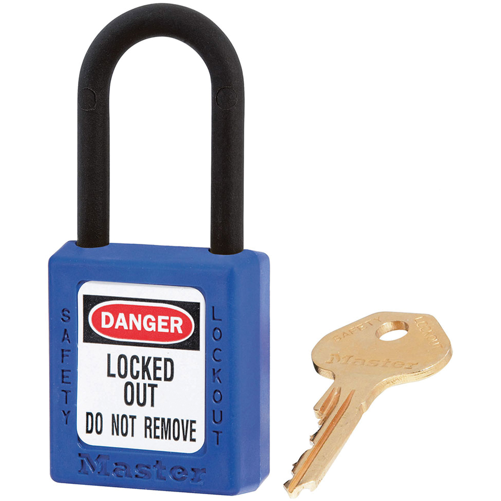 Cadenas ZenexMC - ensemble de 6, Cadenas de sécurité, Clés identiques, Thermoplastique, Largeur de 1-1/2"