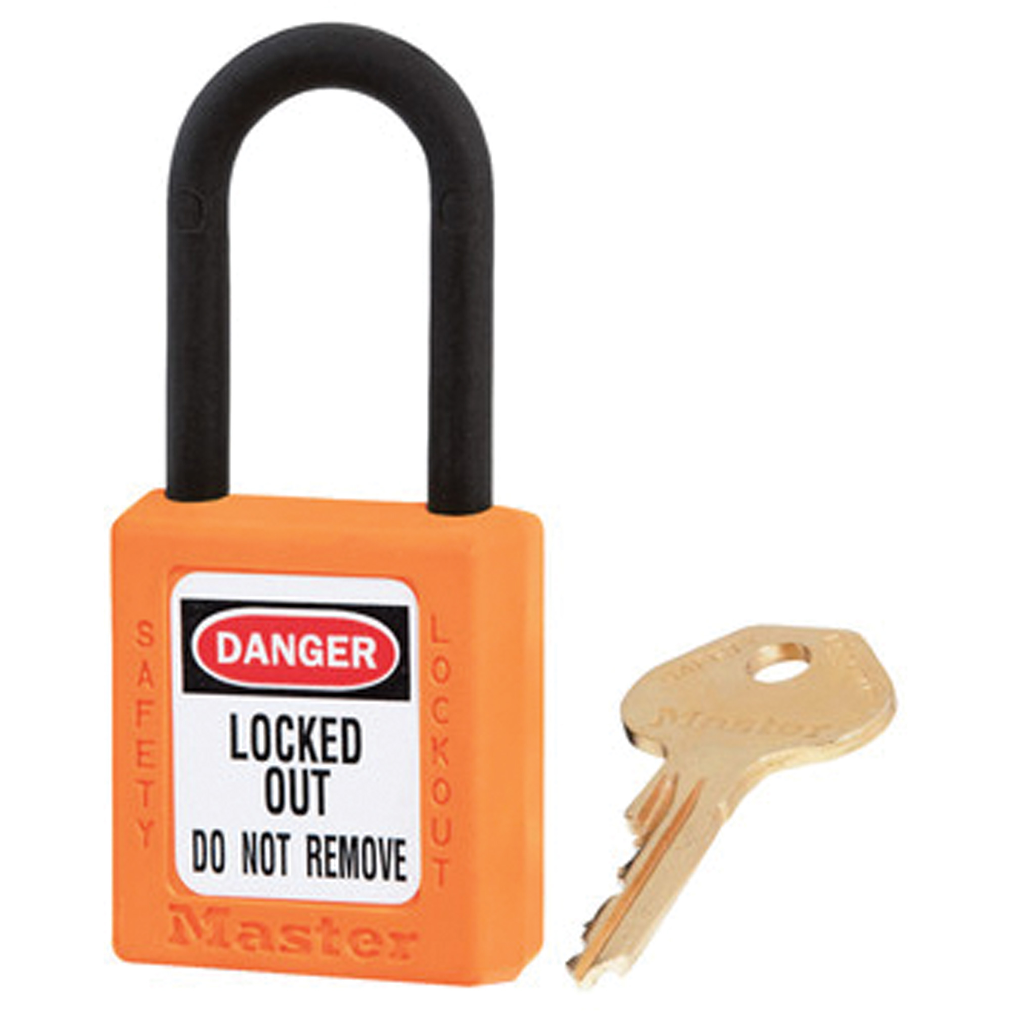 Cadenas ZenexMC - ensemble de 6, Cadenas de sécurité, Clés identiques, Thermoplastique, Largeur de 1-1/2"