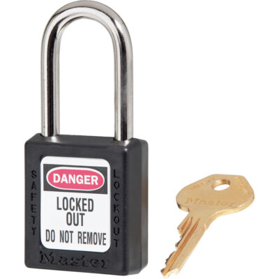 Cadenas ZenexMC série 410 - ensemble de 12, Cadenas de sécurité, Clés identiques, Thermoplastique, Largeur de 1-1/2"