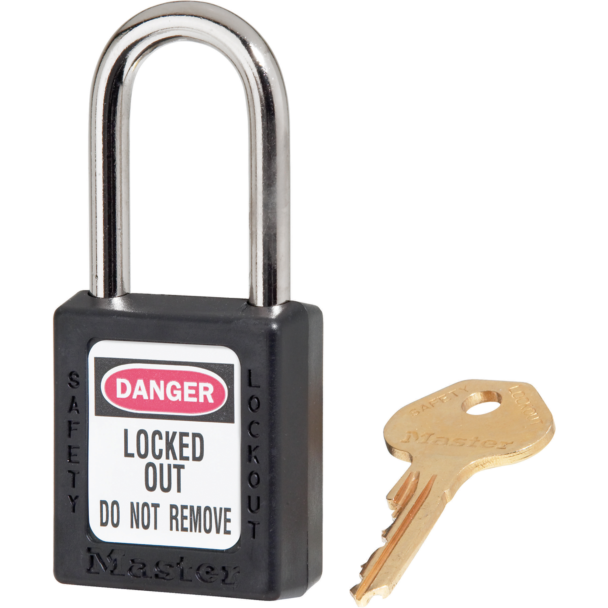 Cadenas ZenexMC série 410 - ensemble de 6, Cadenas de sécurité, Clés identiques, Thermoplastique, Largeur de 1-1/2"