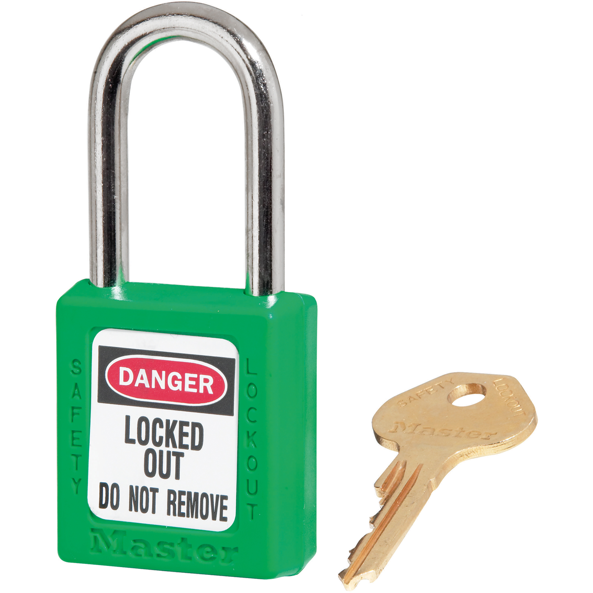 Cadenas ZenexMC série 410 - ensemble de 6, Cadenas de sécurité, Clés identiques, Thermoplastique, Largeur de 1-1/2"