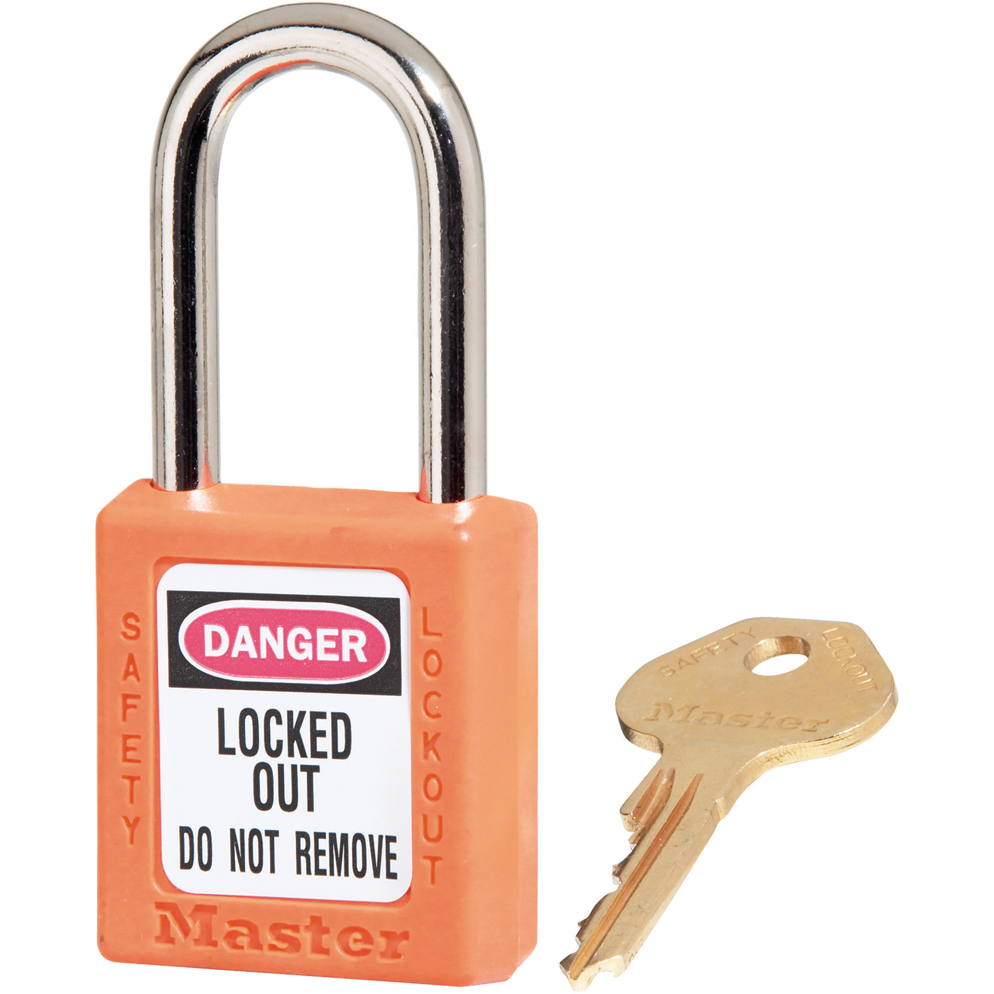 Cadenas ZenexMC série 410 - ensemble de 6, Cadenas de sécurité, Clés identiques, Thermoplastique, Largeur de 1-1/2"