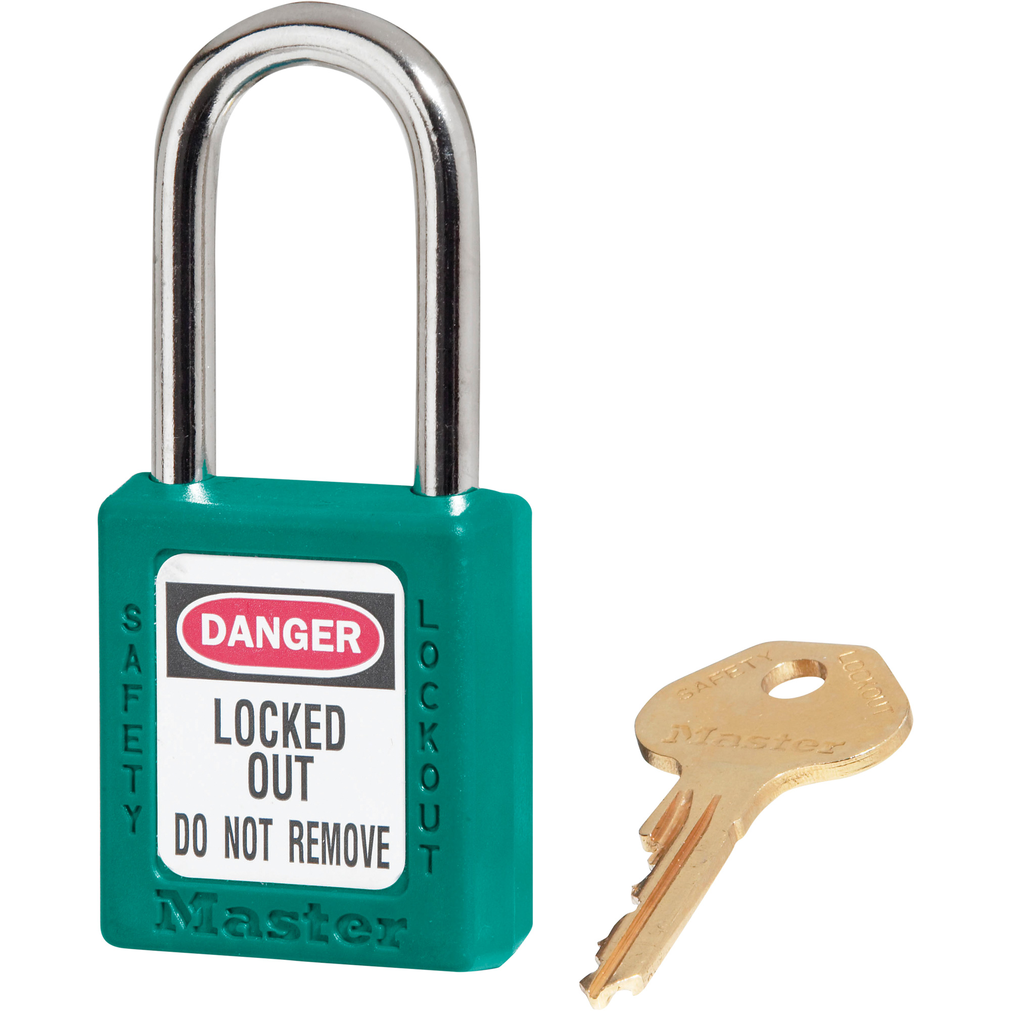 Cadenas ZenexMC série 410 - ensemble de 3, Cadenas de sécurité, Clés identiques, Thermoplastique, Largeur de 1-1/2"