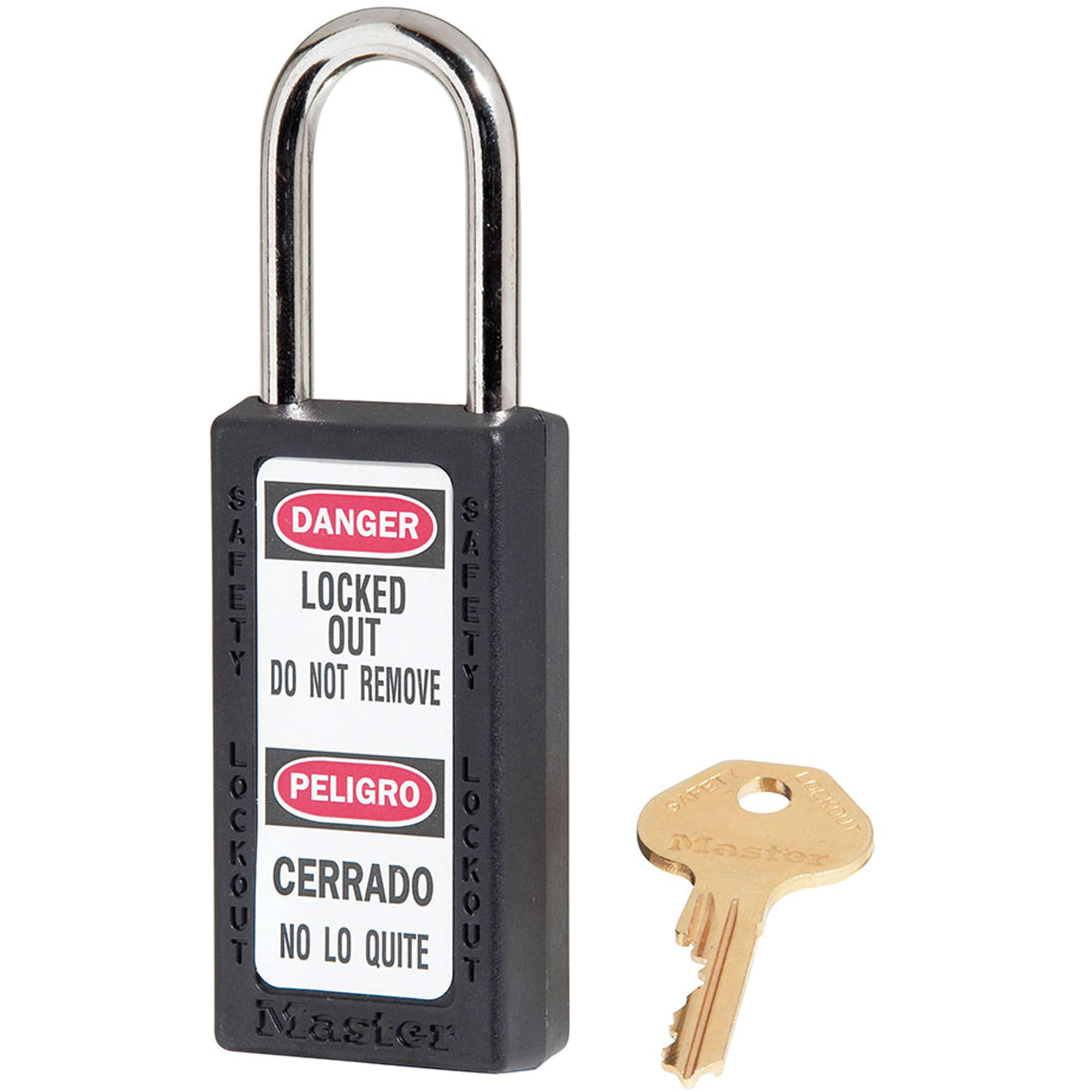 Cadenas ZenexMC série 411 - ensemble de 12, Cadenas de sécurité, Clés identiques, Thermoplastique, Largeur de 1-1/2"