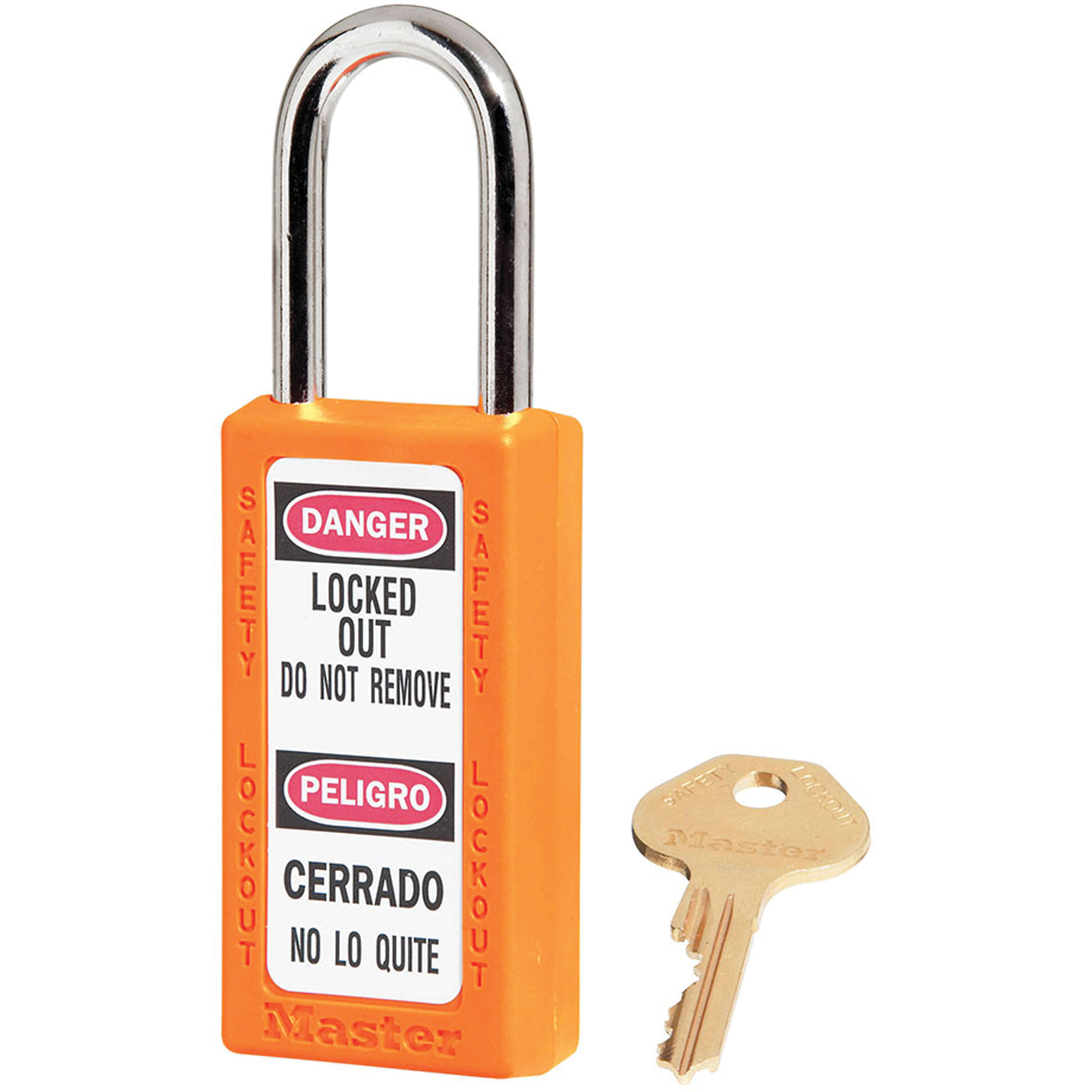 Cadenas ZenexMC série 411 - ensemble de 12, Cadenas de sécurité, Clés identiques, Thermoplastique, Largeur de 1-1/2"