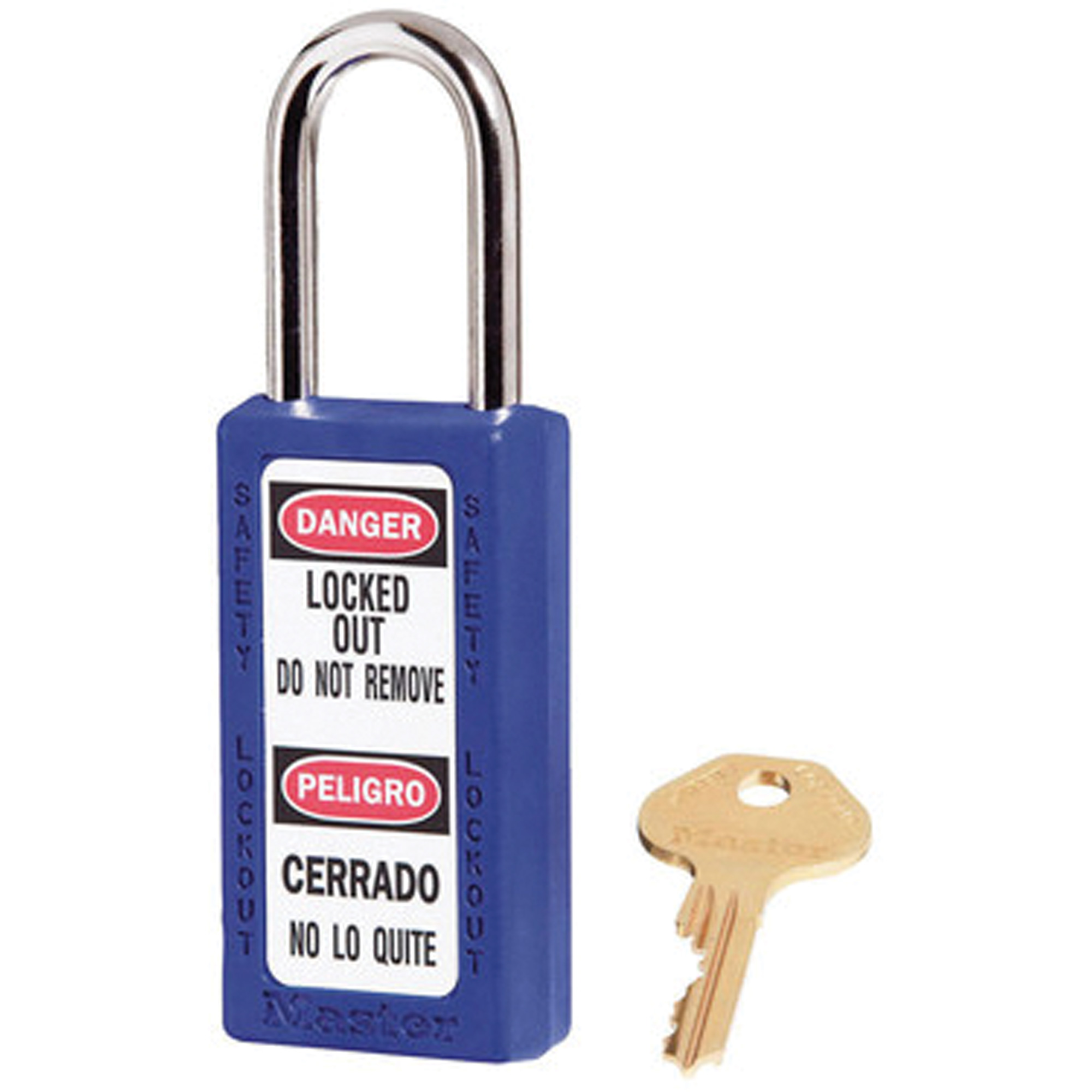 Cadenas ZenexMC série 411 - ensemble de 3, Cadenas de sécurité, Clés identiques, Thermoplastique, Largeur de 1-1/2"