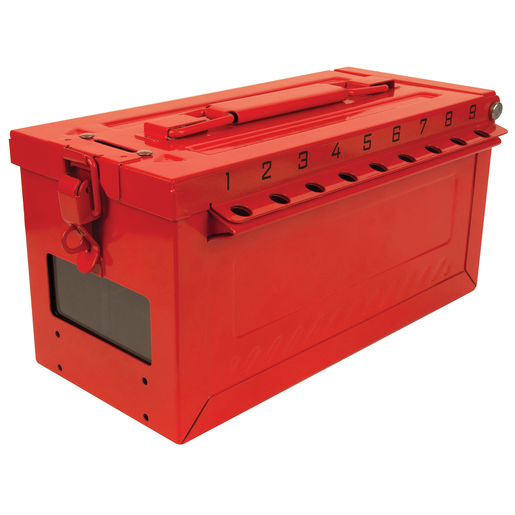 Petit boîtier verrouillable pour groupe, Rouge