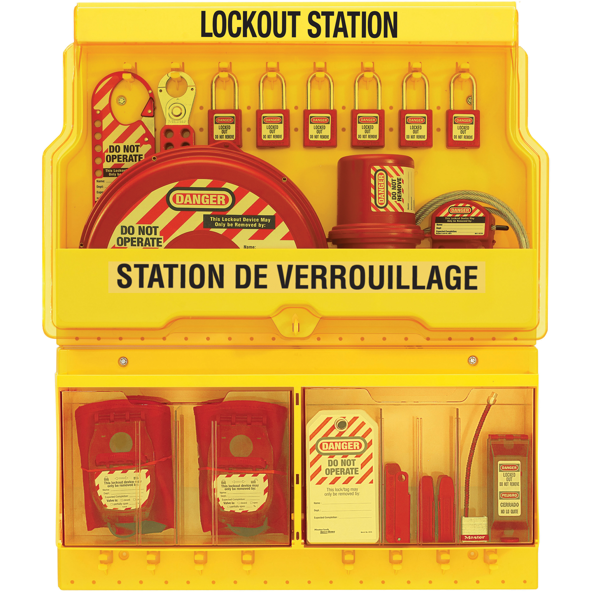 Postes de verrouillage de luxe, Cadenas Thermoplastique, Capacité de 32, Cadenas Compris