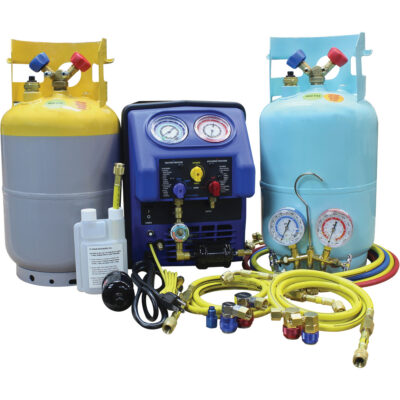 Ensemble complet de récupération pour climatisation R134A/R1234Yf