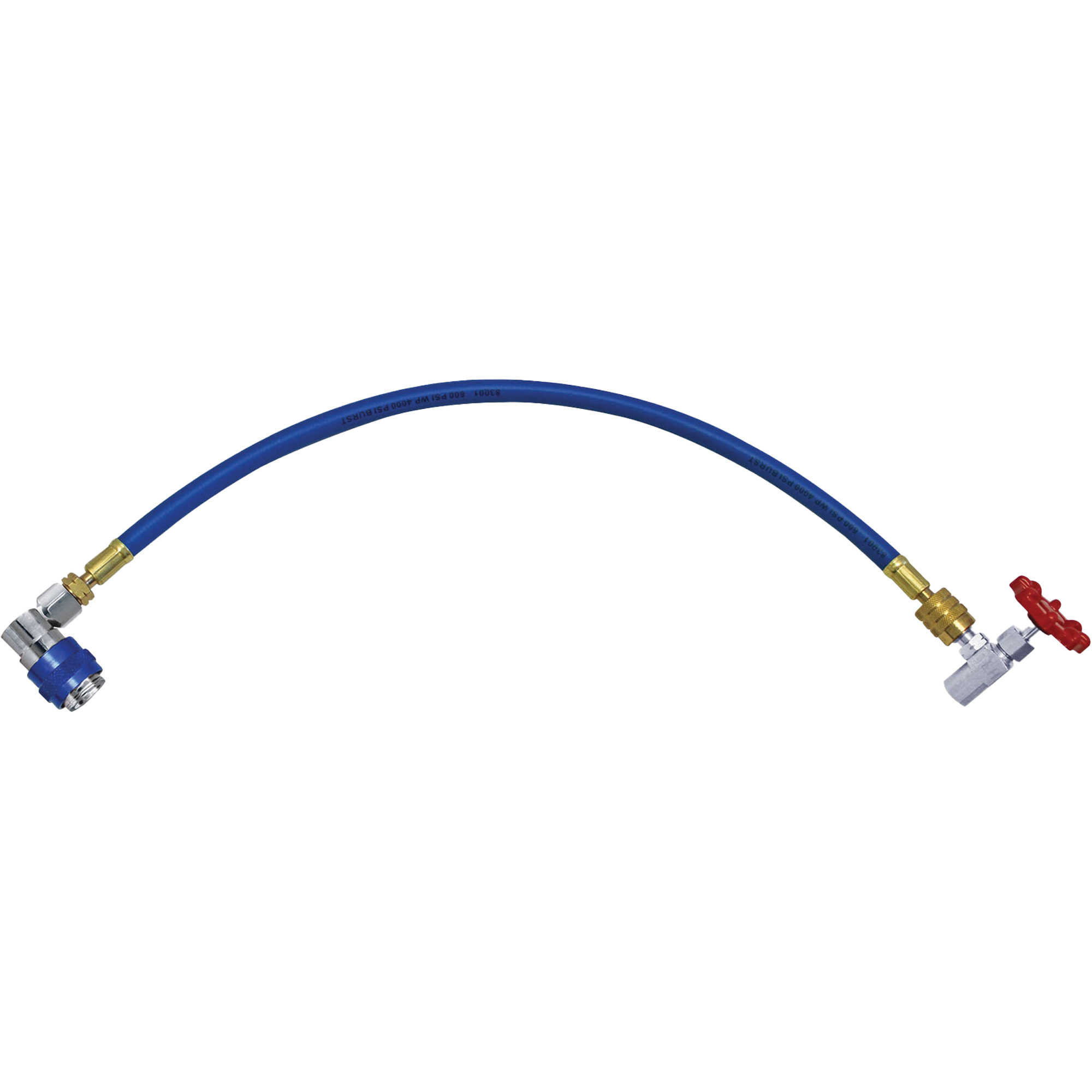 Ensemble de recharge R1234yf avec valve pour canettes auto-obturantes