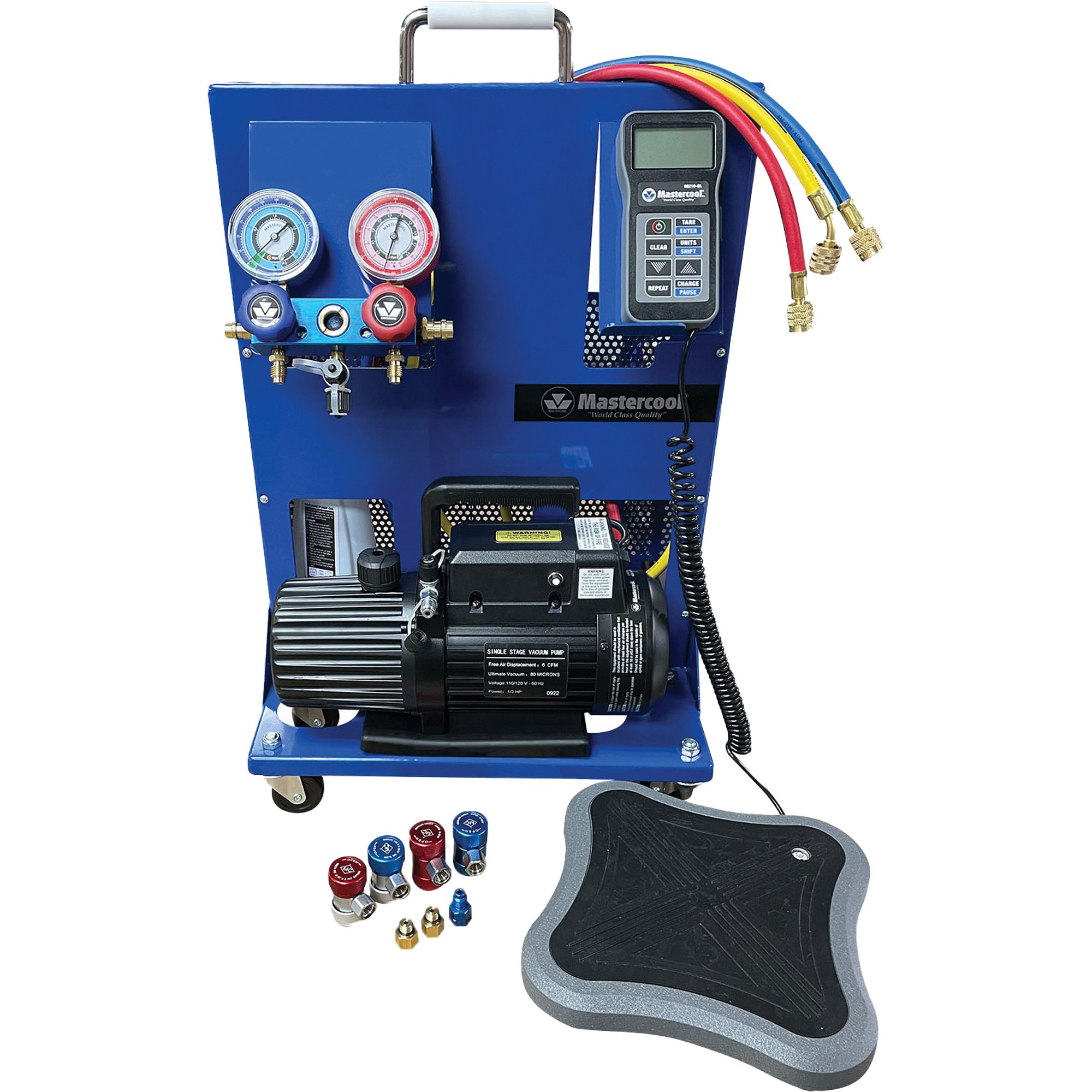 Poste de recharge électronique portable double à 1 phase R134A/R1234Yf