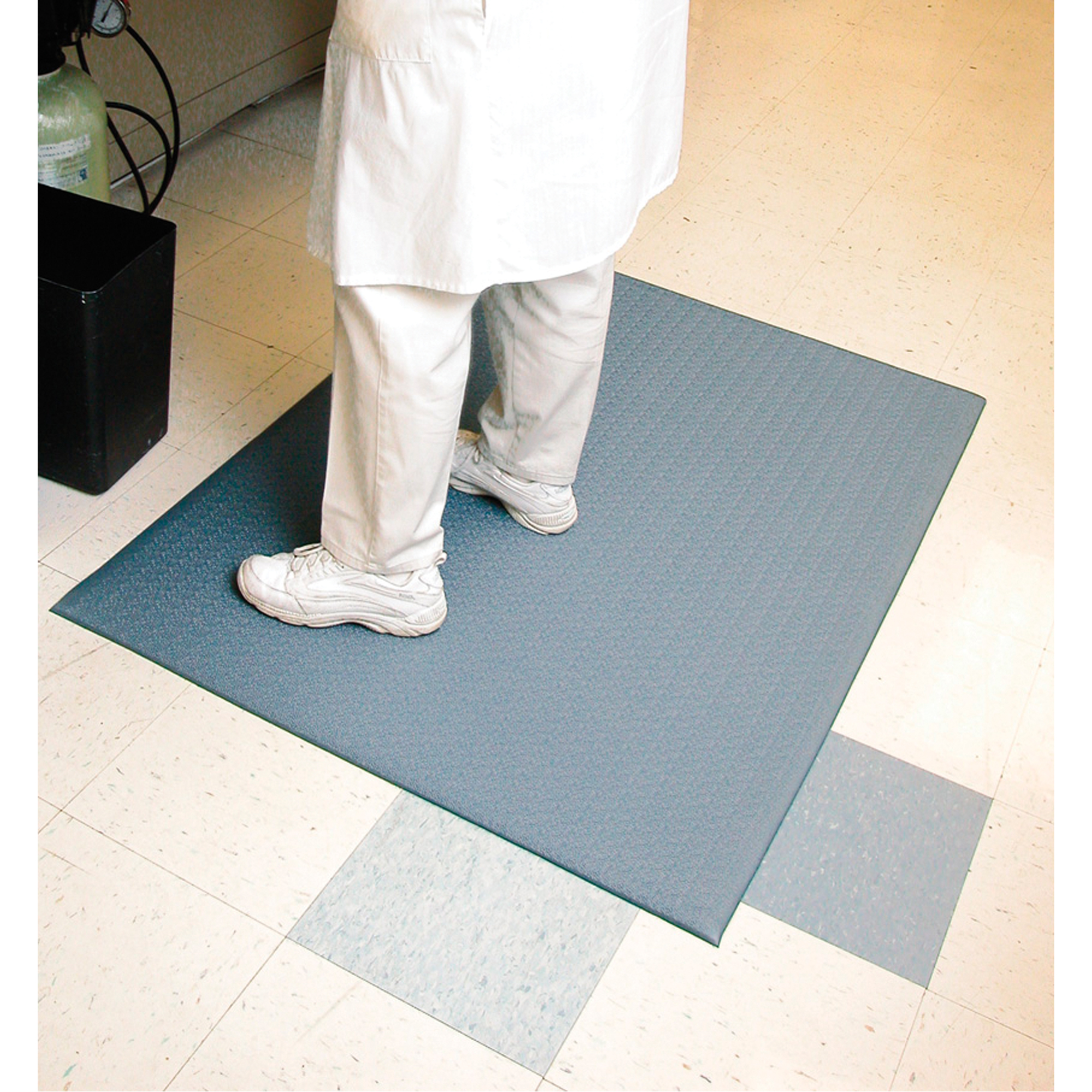 Tapis antimicrobiens Comfort-KingMC, Rugueux, 2' x 3' x 3/8", Gris, Éponge