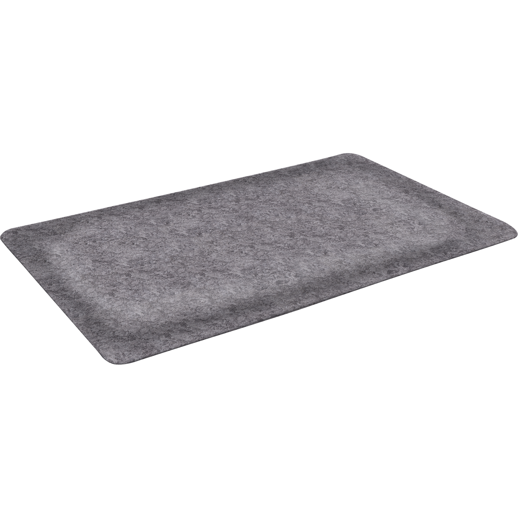 Tapis antimicrobiens WDMC Elegance, Lisse, 2' x 3' x 9/16", Gris, Mousse de vinyle