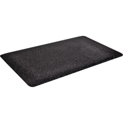 Tapis Foodmaster WDMC, Lisse, 4' x 8' x 9/16", Noir, Mousse de vinyle