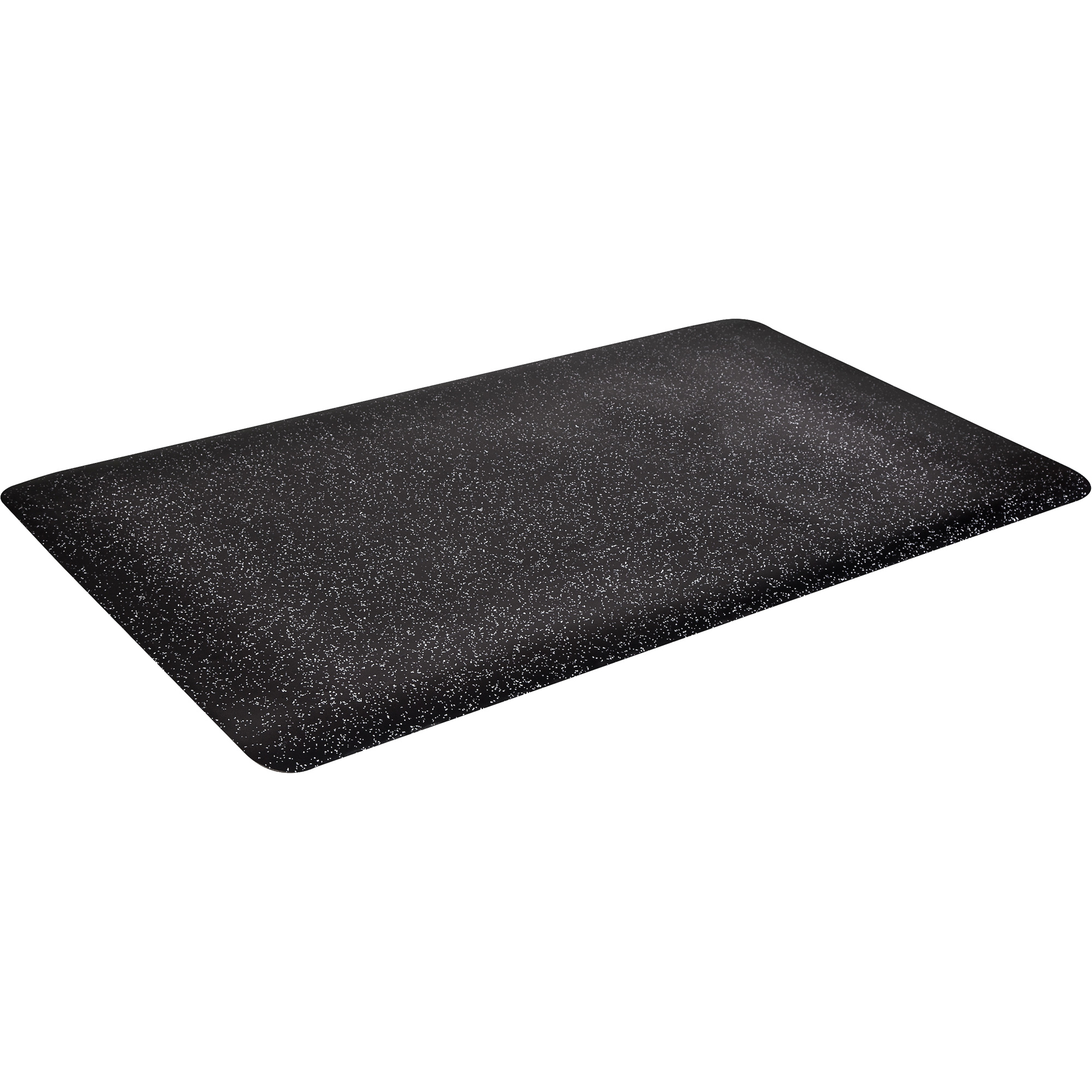 Tapis antimicrobiens WDMC Foodmaster, Lisse, 2' x 3' x 9/16", Noir, Mousse de vinyle