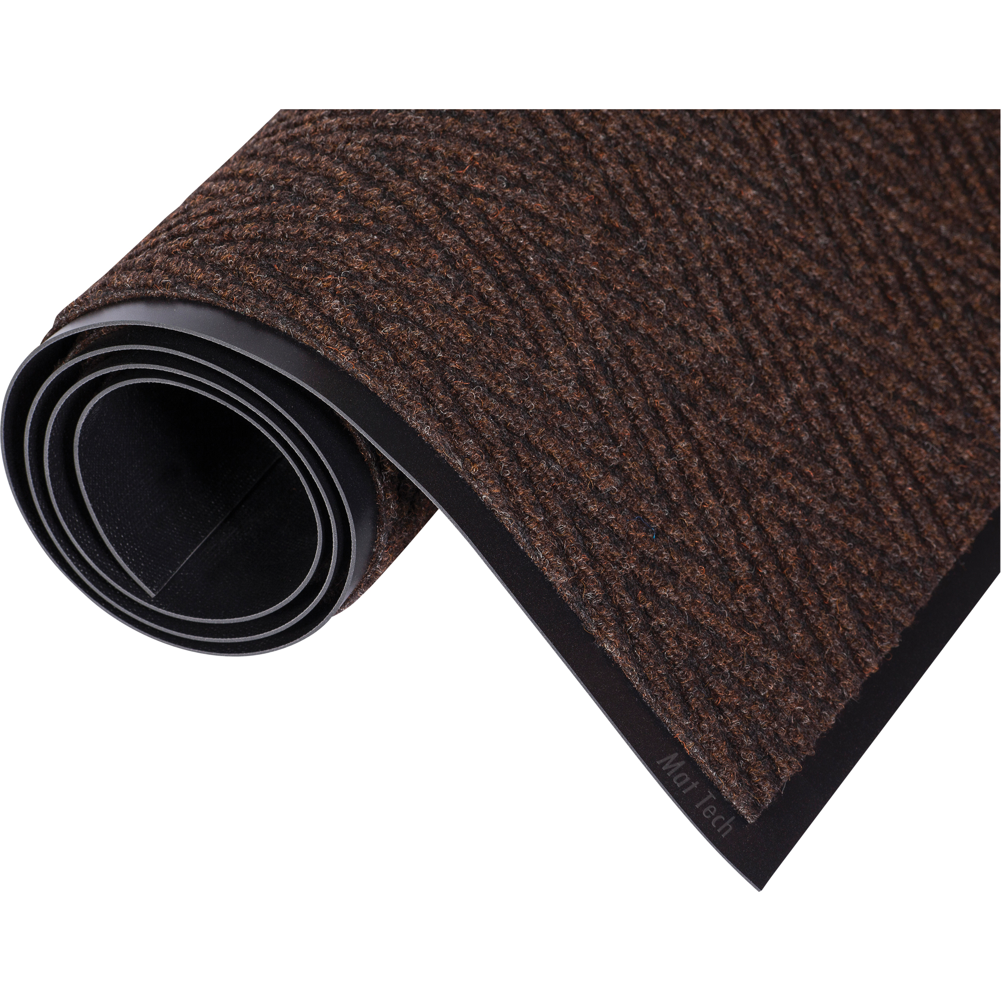 Tapis ChevronMC, Essuie-pieds/grattoir, 3' x 10' x 5/16", Brun