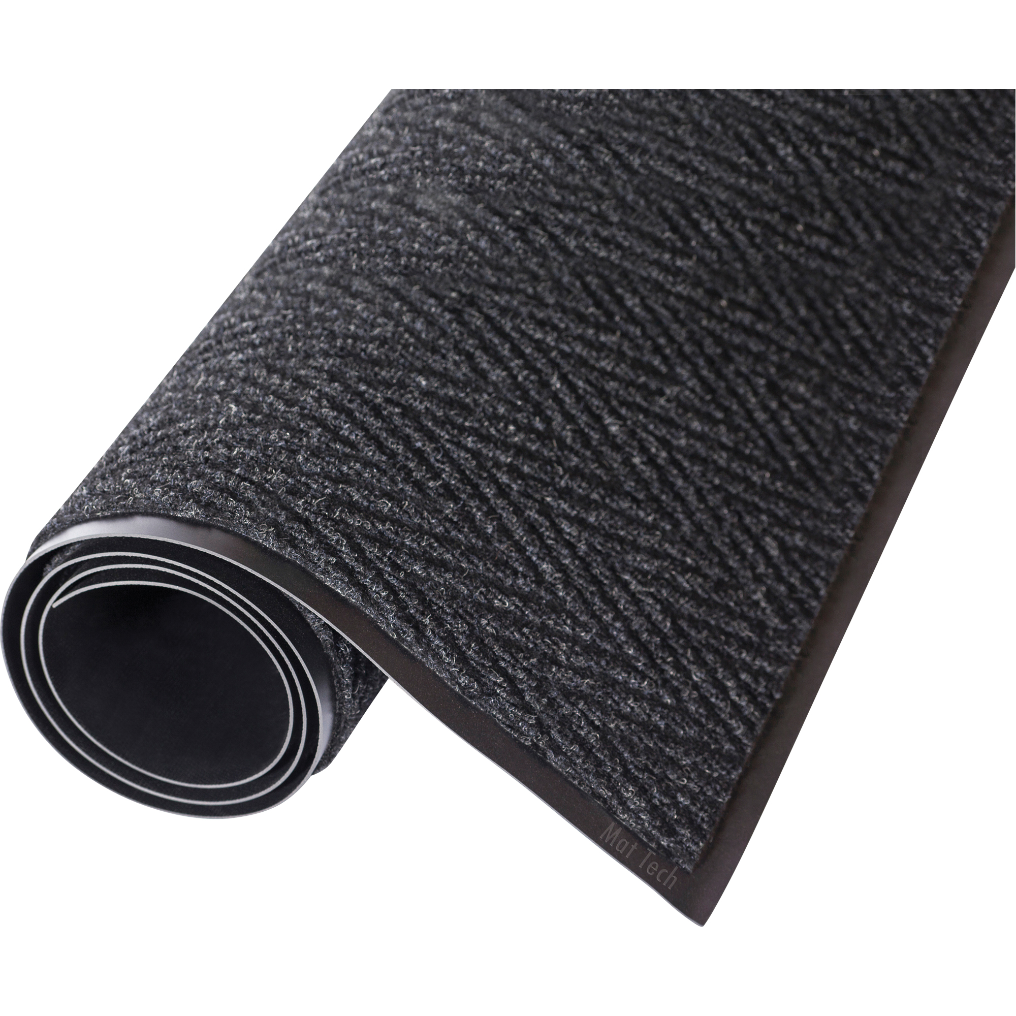 Tapis ChevronMC, Essuie-pieds/grattoir, 3' x 11' x 5/16", Charbon